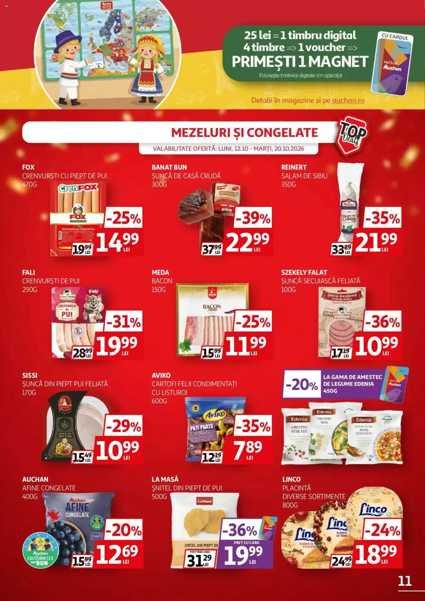 Catalog Catalog Auchan de la 12 octombrie până la 20 octombrie 2026 - Revista Pagina 11