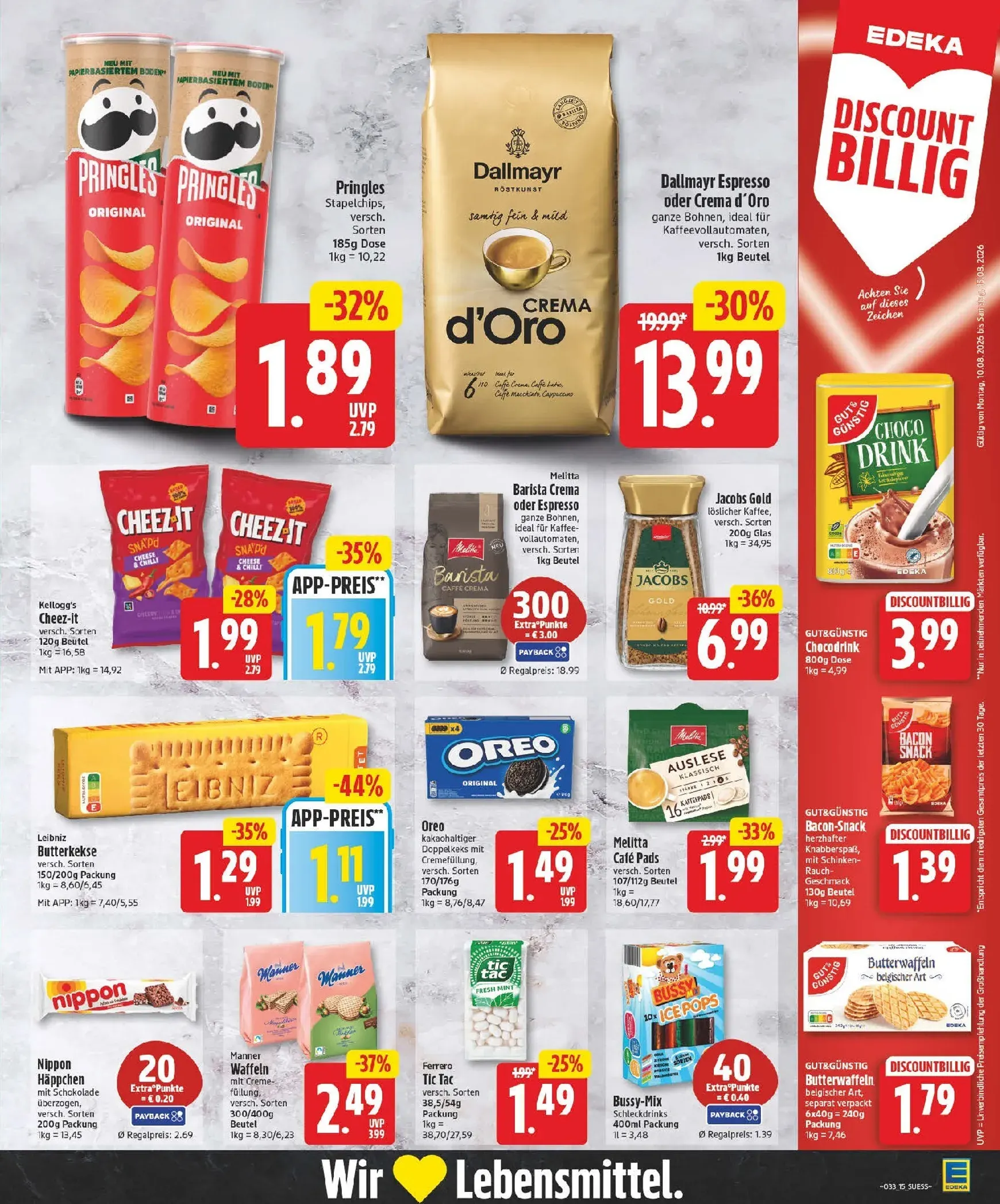 Edeka Prospekt nächste Woche – von Montag 10.08.2026 bis Samstag 15.08.2026 von 10. August bis 15. August 2026 - Prospekt seite 15