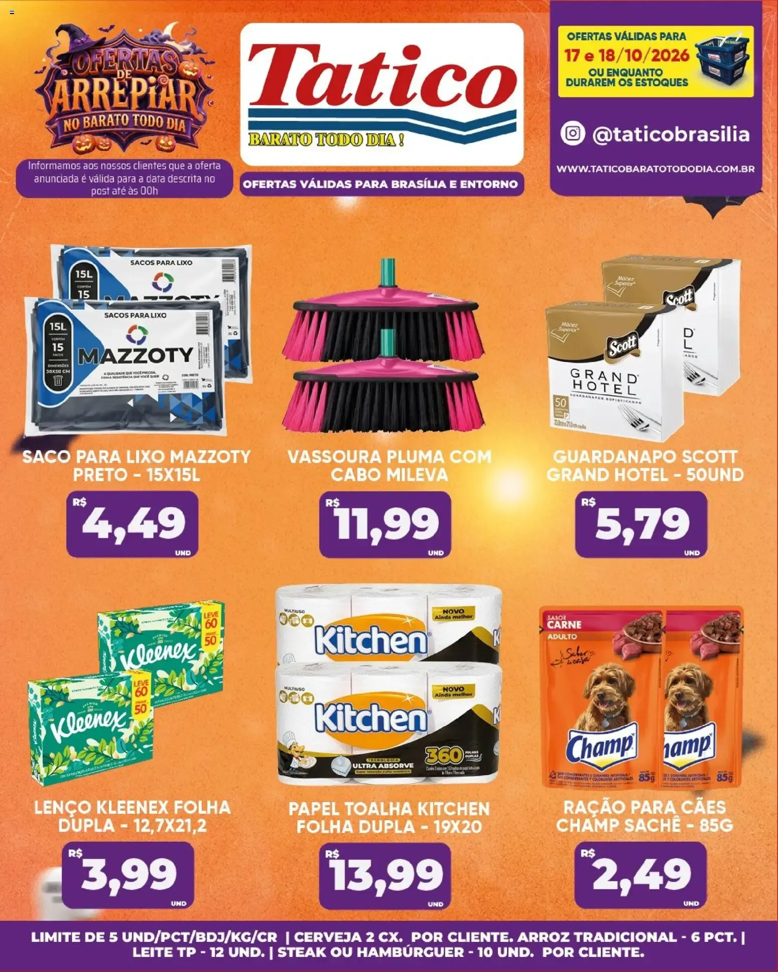 Encarte de Tatico ofertas Fim de Semana de 17/10/2026 | Promoções Online 17 de outubro até 18 de outubro 2026 - Pagina 20