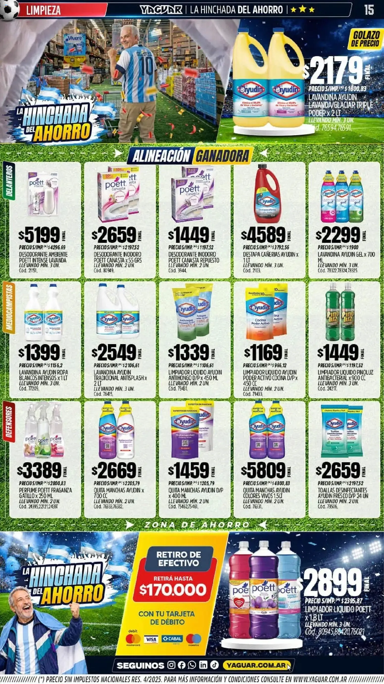 Ofertas de Mayorista Yaguar - La Hinchada del Ahorro 15 de junio al 20 de junio 2026 - Página 14 del catálogo