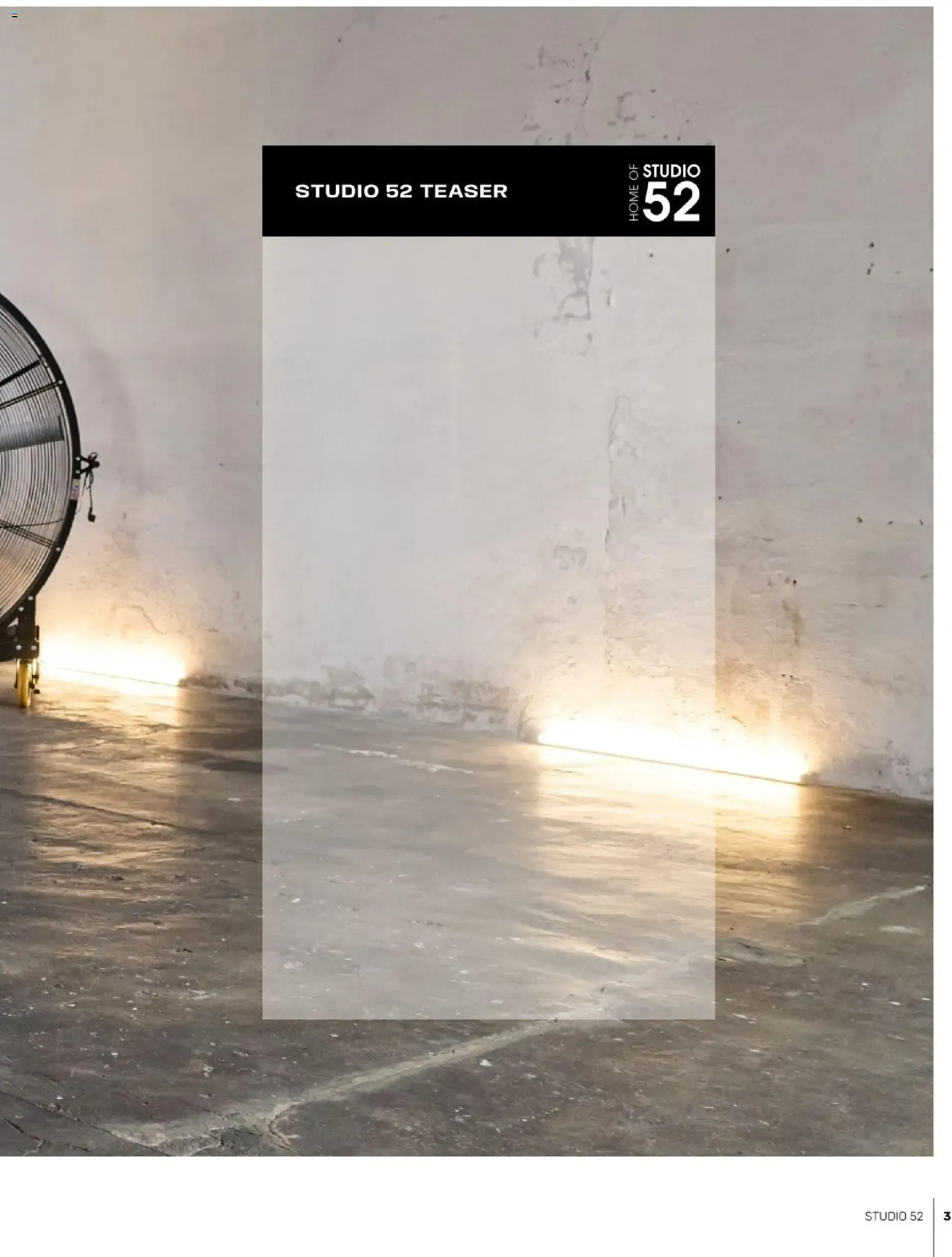 HOME OF STUDIO 52 TRAINING von 26. Januar bis 30. August 2026 - Prospekt seite 3