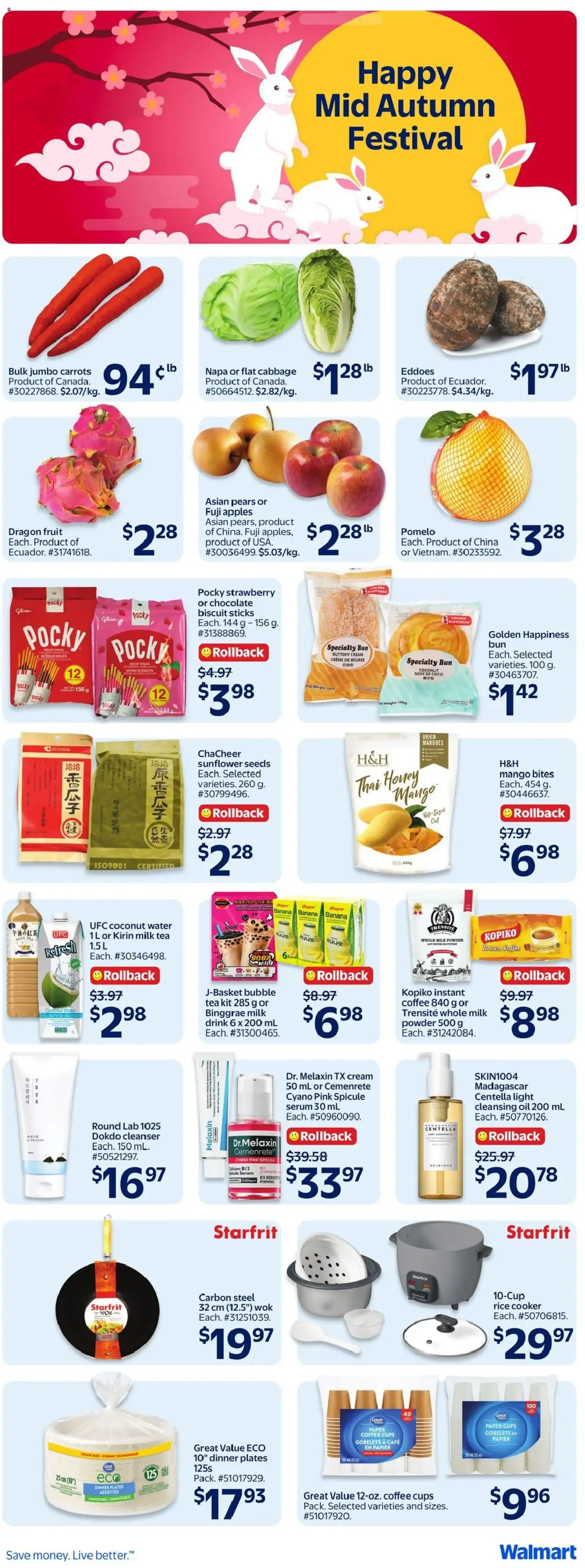 Walmart flyer - Happy mid-autumn festival from Aug 27, 2026 > weekly specials & deals from August 27 to September 23 2026 - flyer page 3