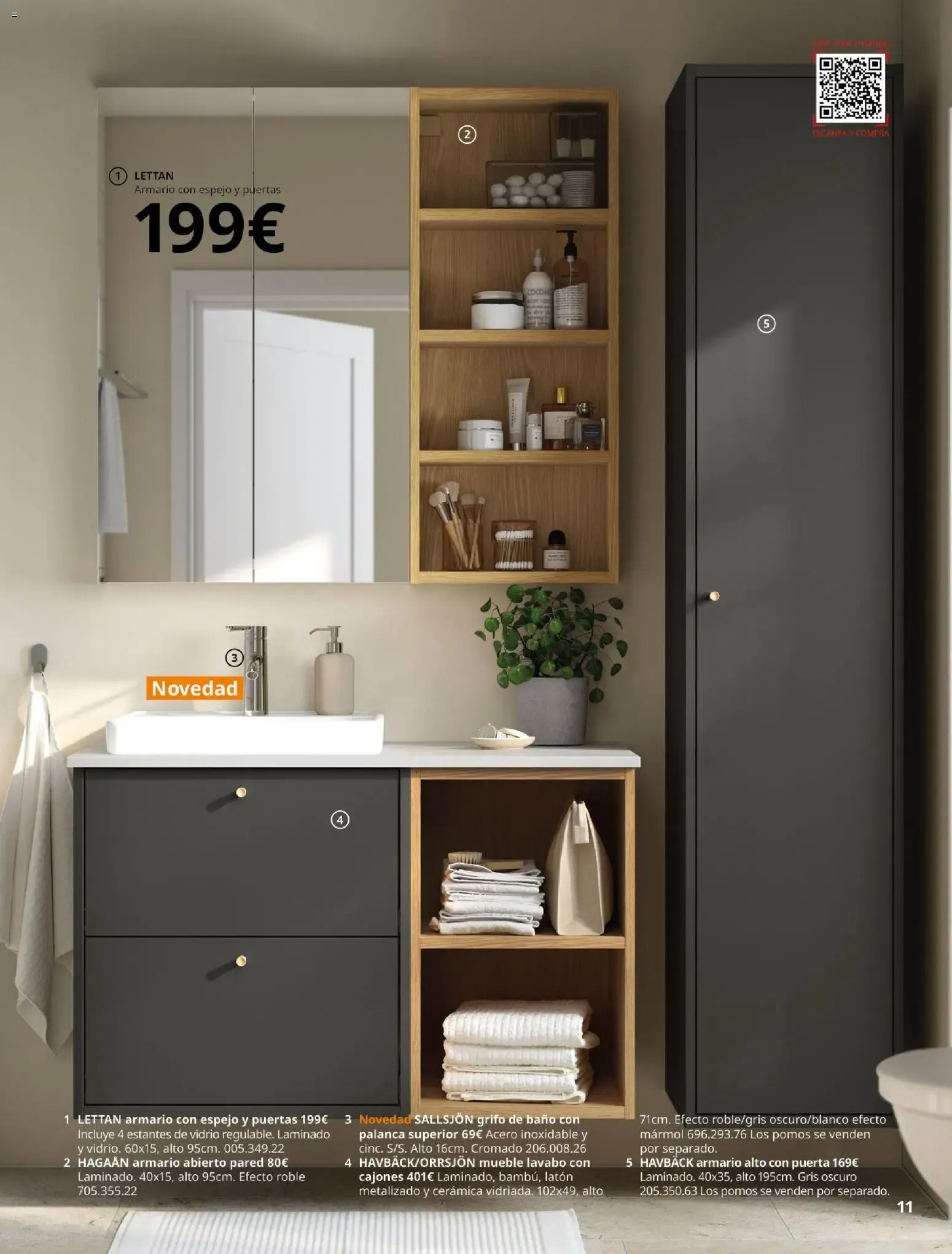Catálogo de GUÍA DE COMPRA Muebles para el baño 1 de septiembre al 31 de enero 2027 - Página 11