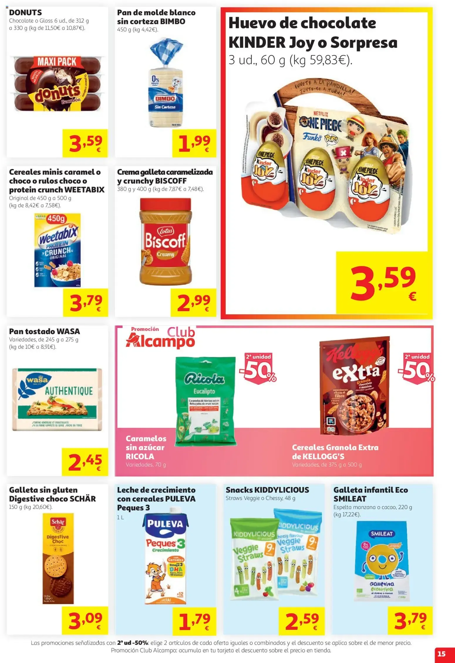 Catálogo de Alcampo: Ofertas desde 1€ y 2x1 en Renova 10 de septiembre al 23 de septiembre 2026 - Página 15