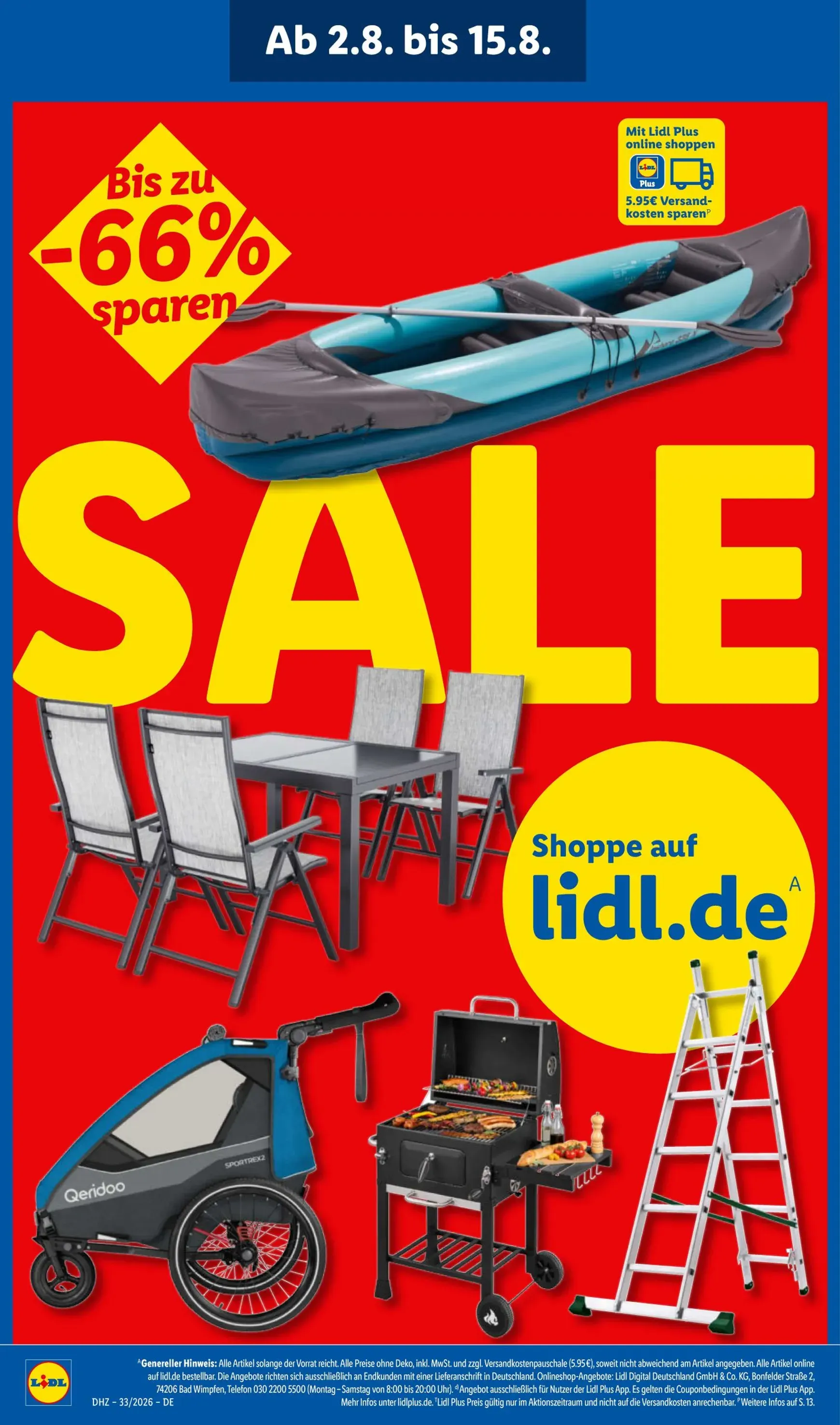 Lidl - Sparen beim Preisführer von 10. August bis 15. August 2026 - Prospekt seite 30