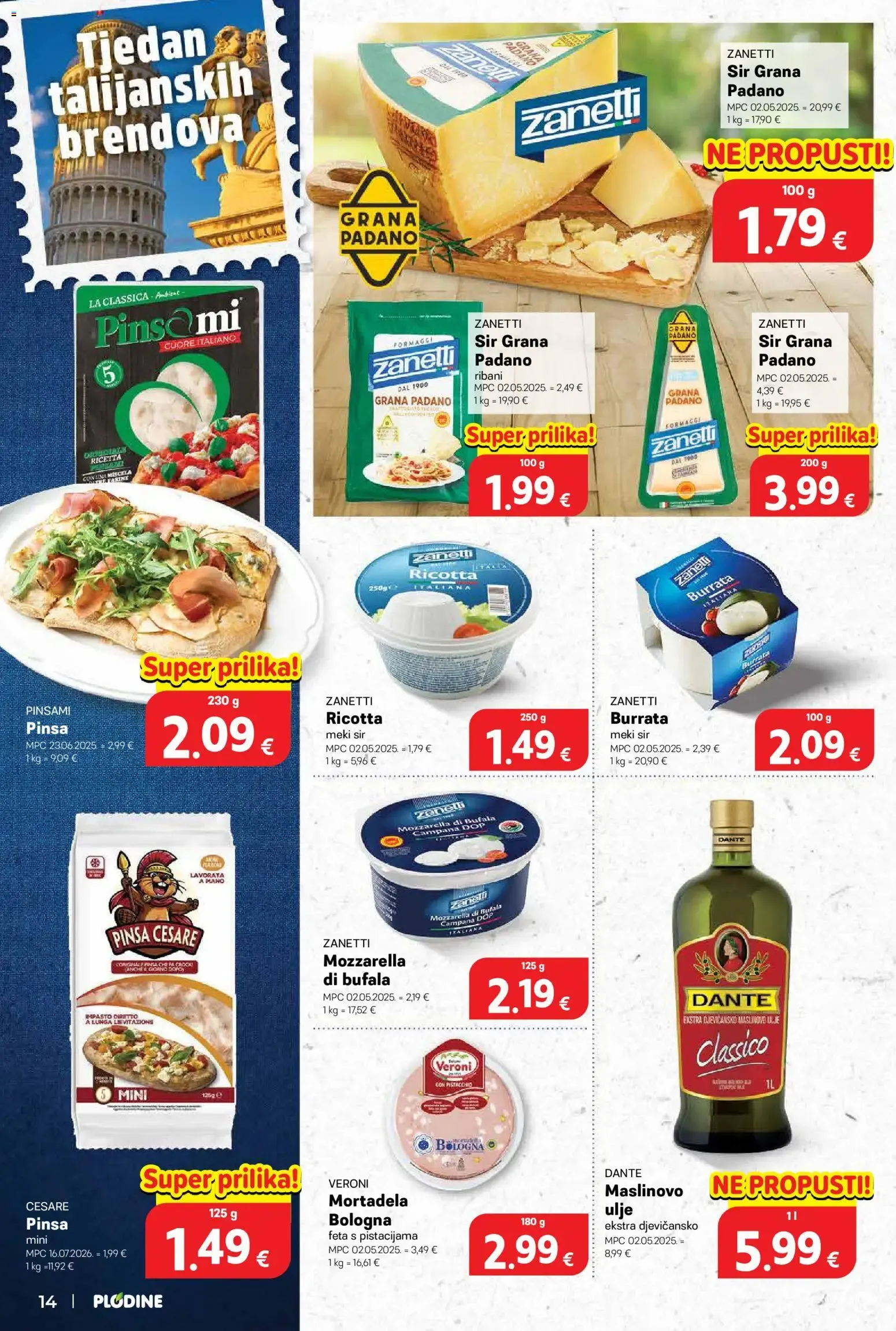 Katalog Plodine Katalog novi od 22.07.2026 na listanje > letak digitalni od 22. srpnja do 28. srpnja 2026. - Pregled Stranica 14
