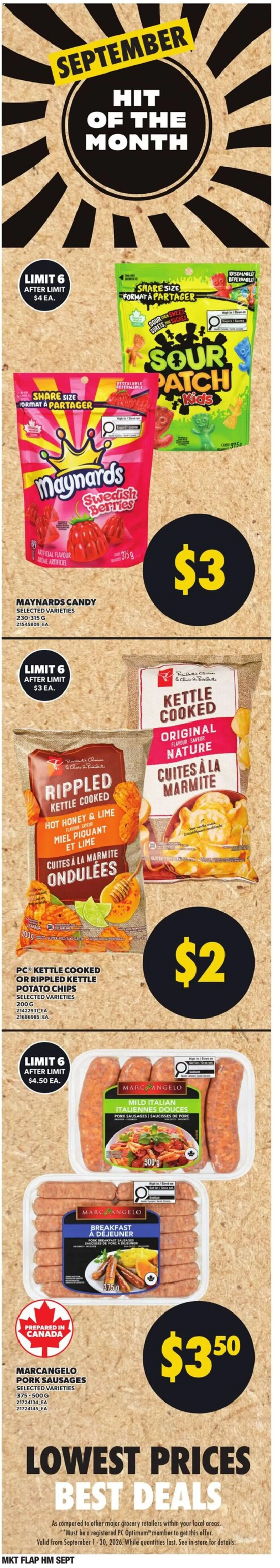 Loblaws weekly flyer / circulaire from Sep 17, 2026 > weekly specials & deals from September 17 to September 23 2026 - flyer page 5
