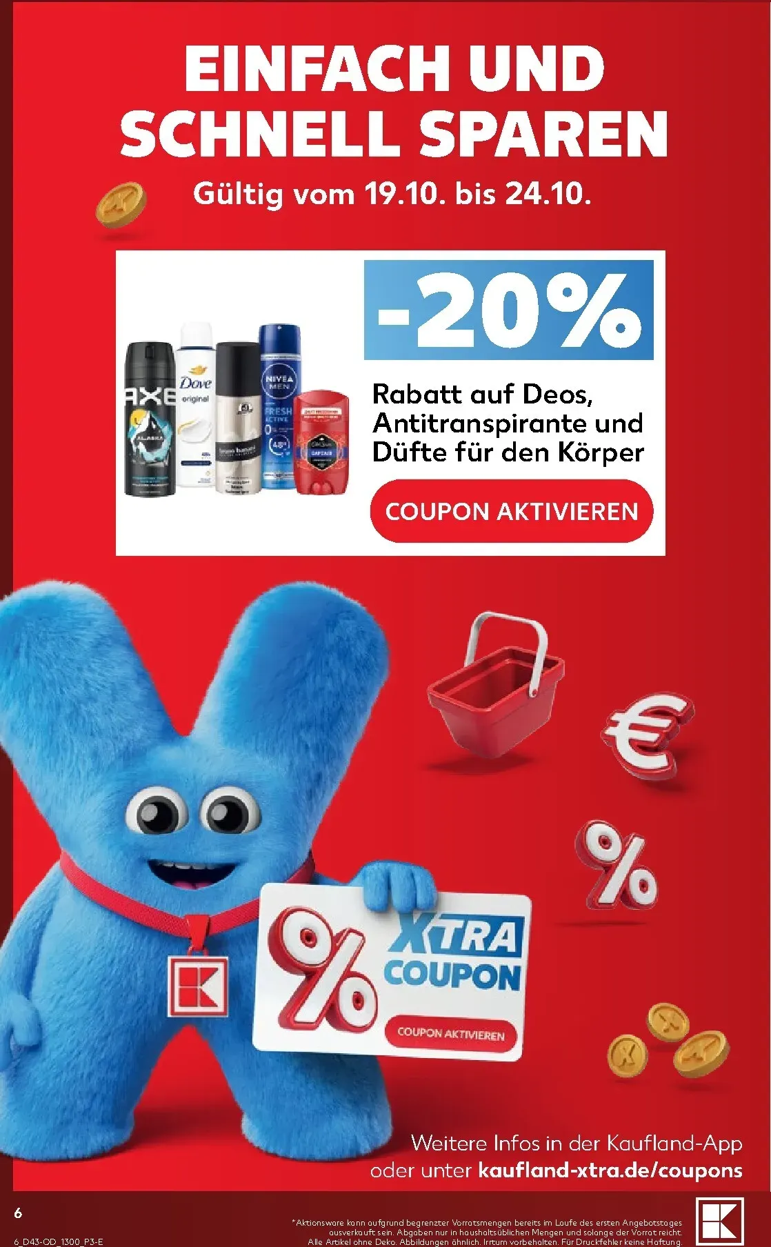 Kaufland - Deutschlands größte Drogerie-Abteilung Prospekt – von Montag 19.10.2026 bis Samstag 31.10.2026 von 19. Oktober bis 31. Oktober 2026 - Prospekt seite 6