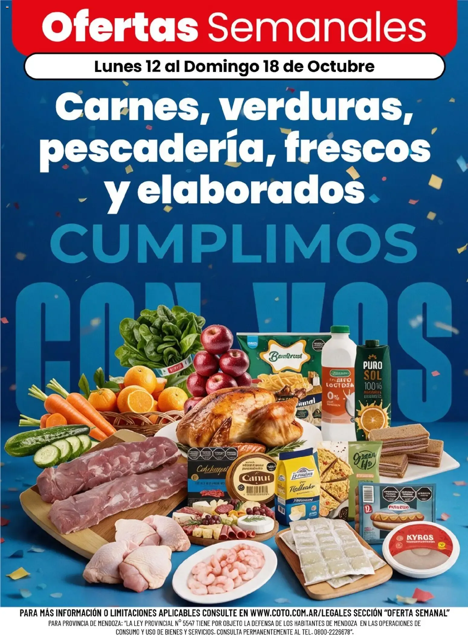 Ofertas de Ofertas Semanales en Carnes, Verduras, Pescadería, Frescos y Elaborados 12 de octubre al 18 de octubre 2026 - Página 1 del catálogo