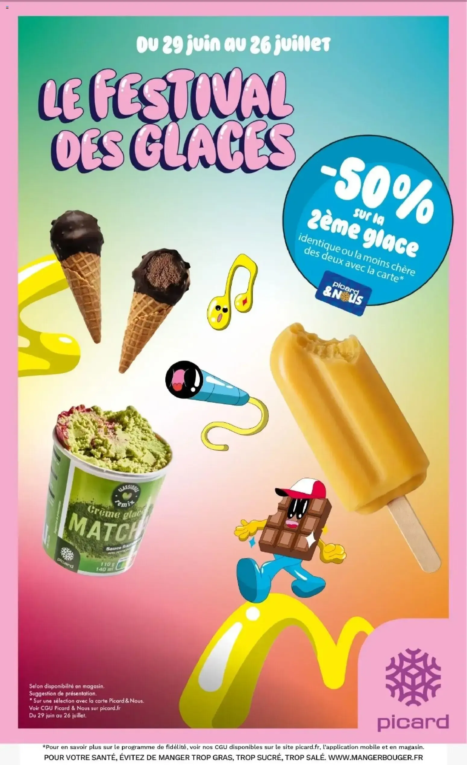 LE FESTIVAL DES GLACES du 29 juin au 26 juillet 2026 - Catalogue page 1