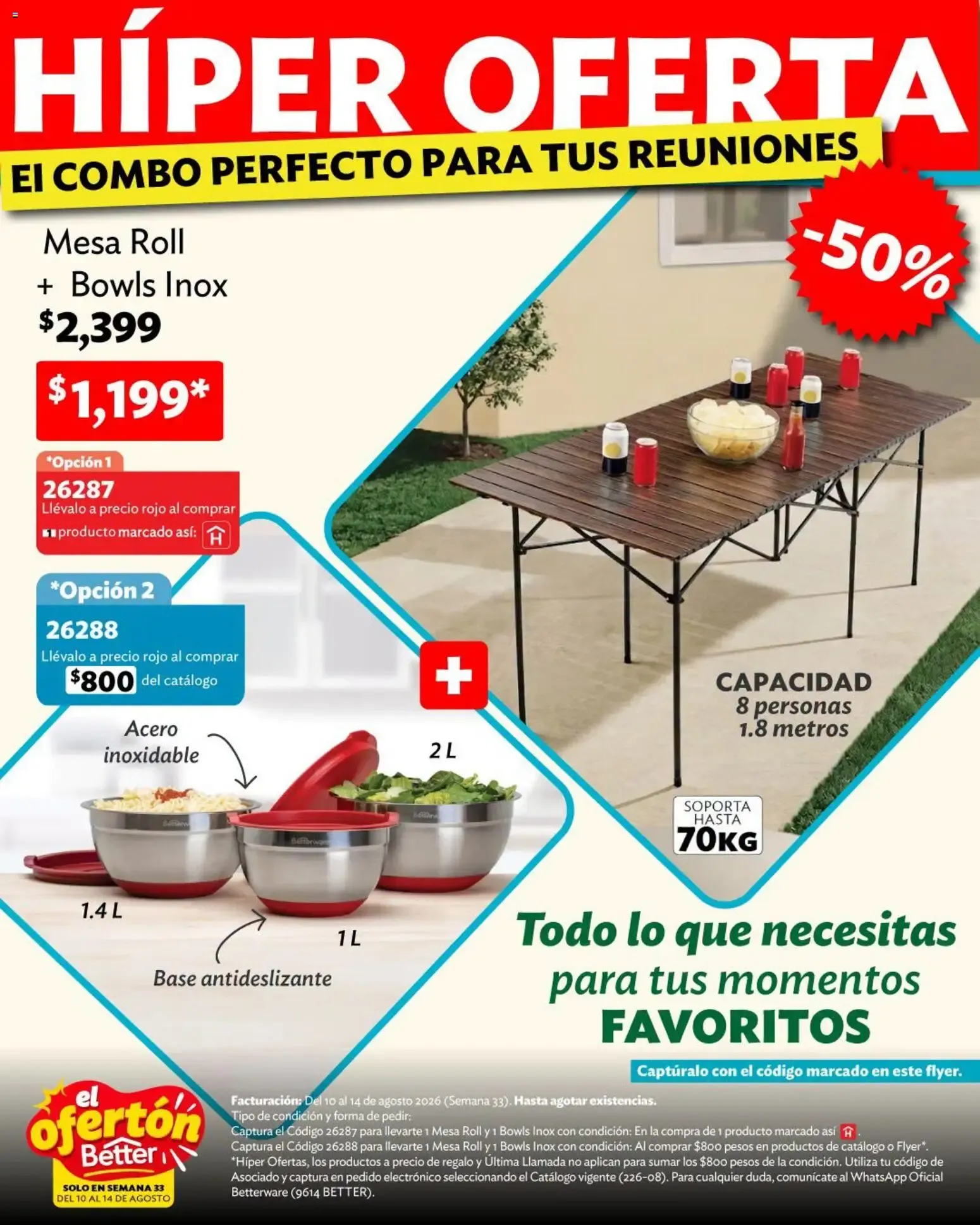 Catálogo de El Ofertón Betterware de Agosto 10 de agosto al 14 de agosto 2026 - Pagina 3