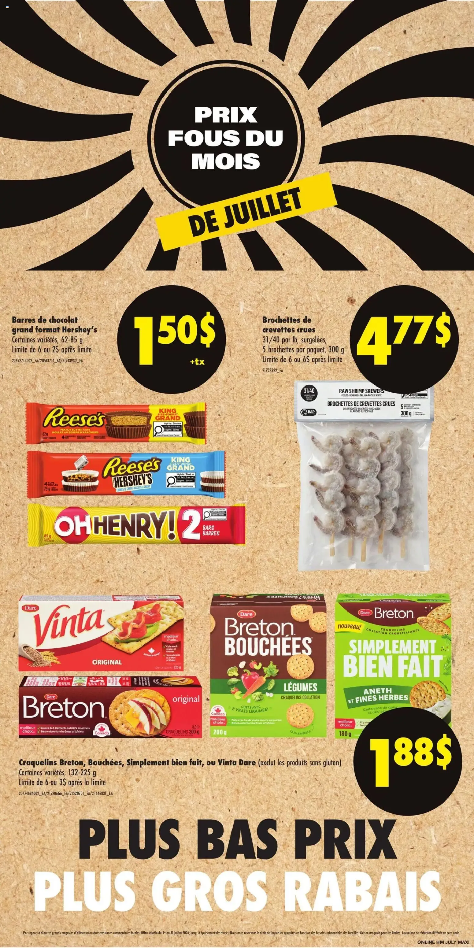 Maxi weekly flyer / circulaire from Jul 9, 2026 > weekly specials & deals from July 9 to July 15 2026 - flyer page 4