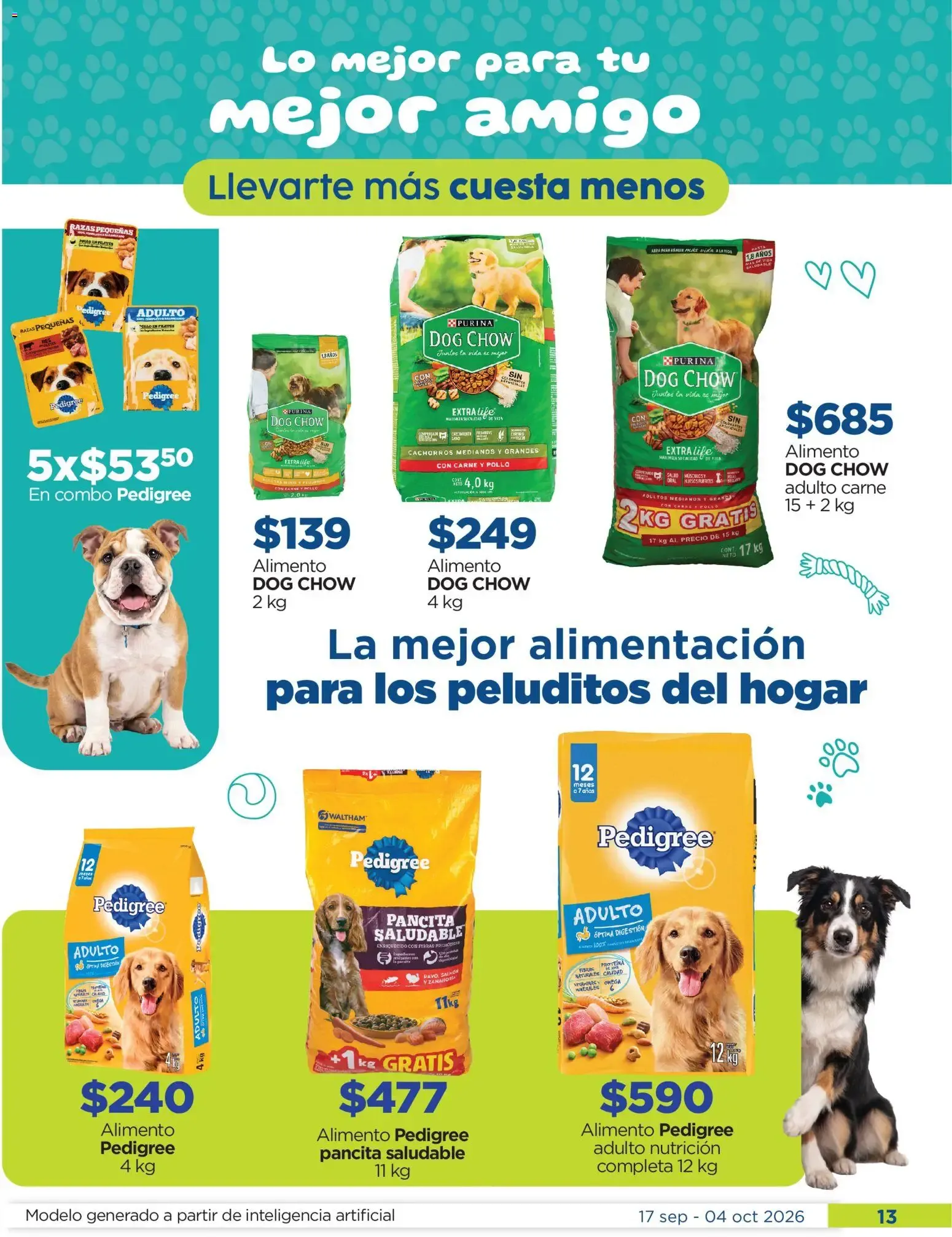 Catálogo de Chedraui folleto Cuida lo que más amas (17/09/2026 - 04/10/2026) - catálogo en línea 17 de septiembre al 4 de octubre 2026 - Pagina 13