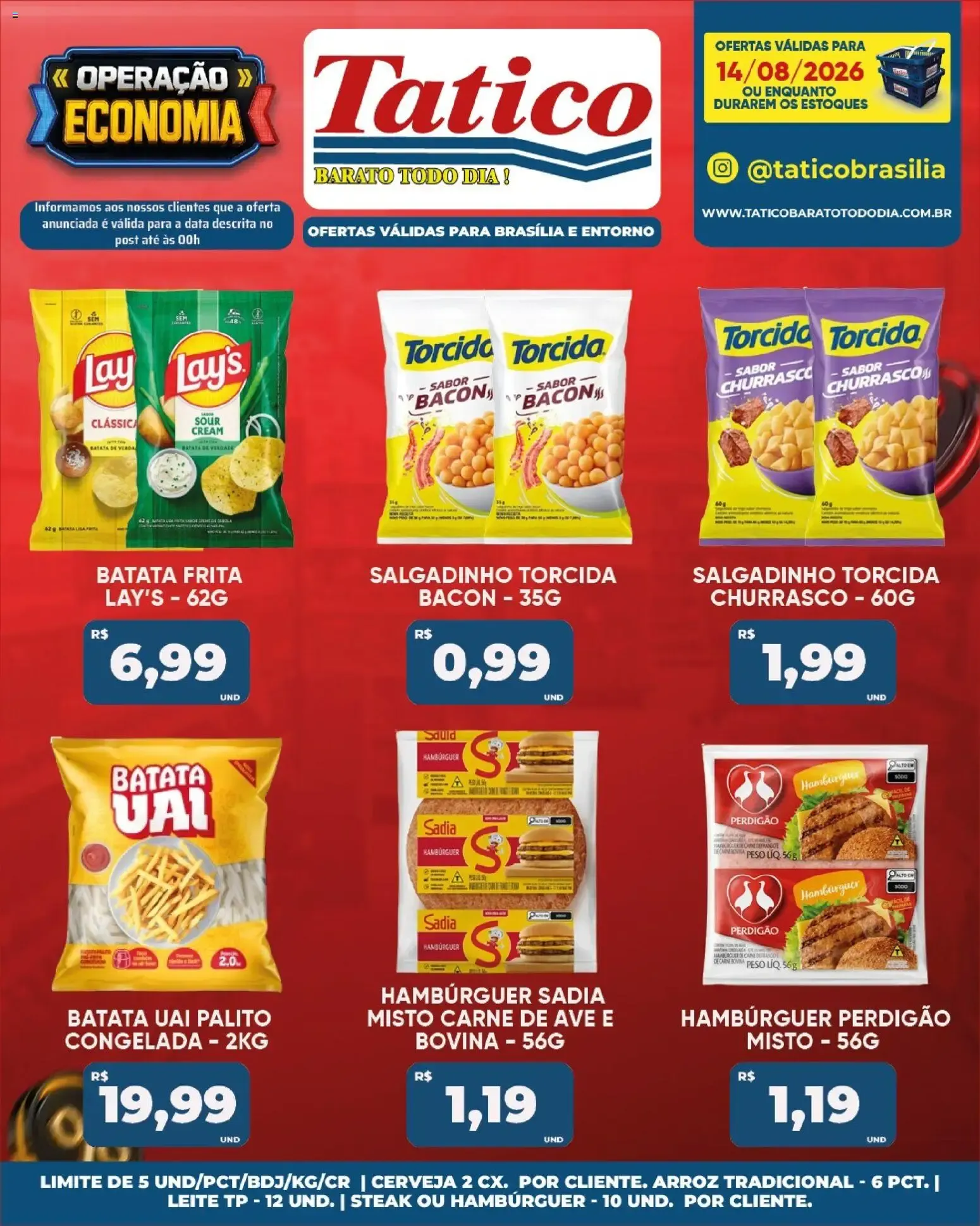 Encarte de Tatico ofertas do Dia de 14/08/2026 | Promoções Online 14 de agosto até 14 de agosto 2026 - Pagina 19