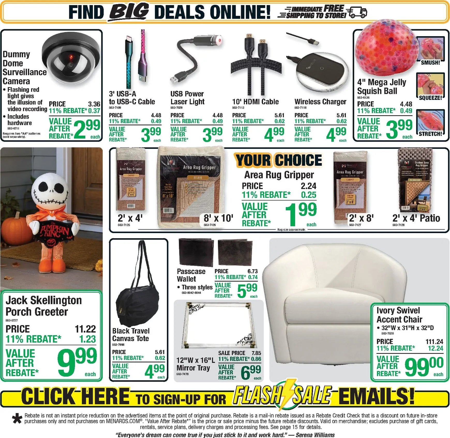 Weekly promotion Current Menards - 11% Rebate* Sale leaflet valid from Thursday 10/01/2026 to Sunday 10/11/2026 spanning from October 1 to October 11 2026 - Page 2 for Catalogue 365