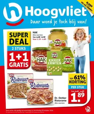Hoogvliet folder van 14 oktober tot 20 oktober 2026 - Folder pagina 1
