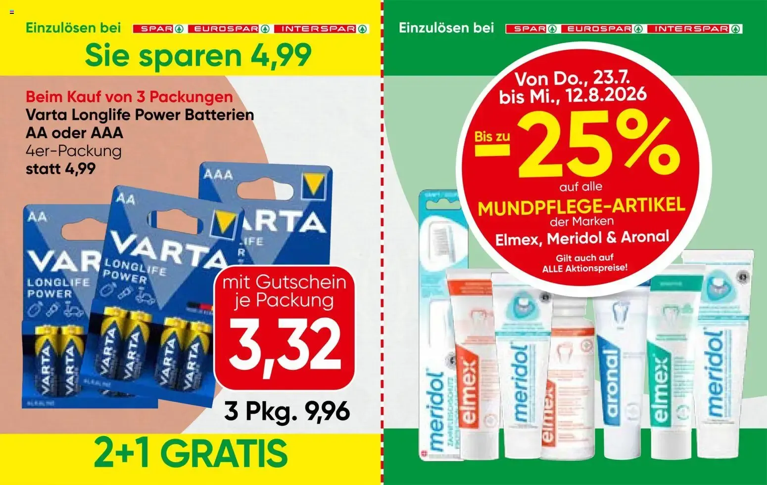 SPAR-Gutscheinheft von 23. Juli bis 12. August 2026 - Flugblätt seite  13