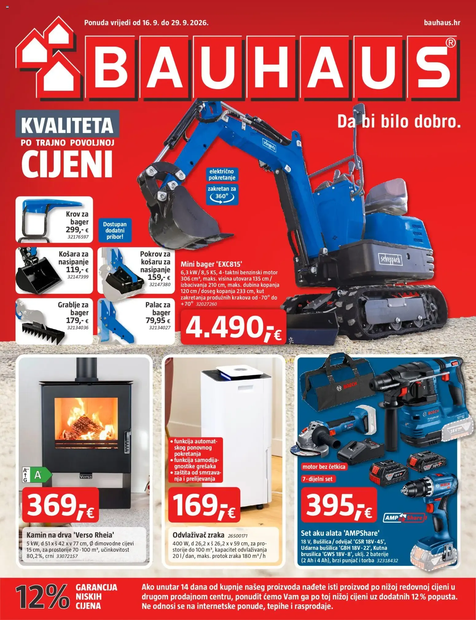 Katalog Bauhaus Katalog novi od 16.09.2026 na listanje > letak digitalni od 16. rujna do 29. rujna 2026. - Pregled Stranica 1