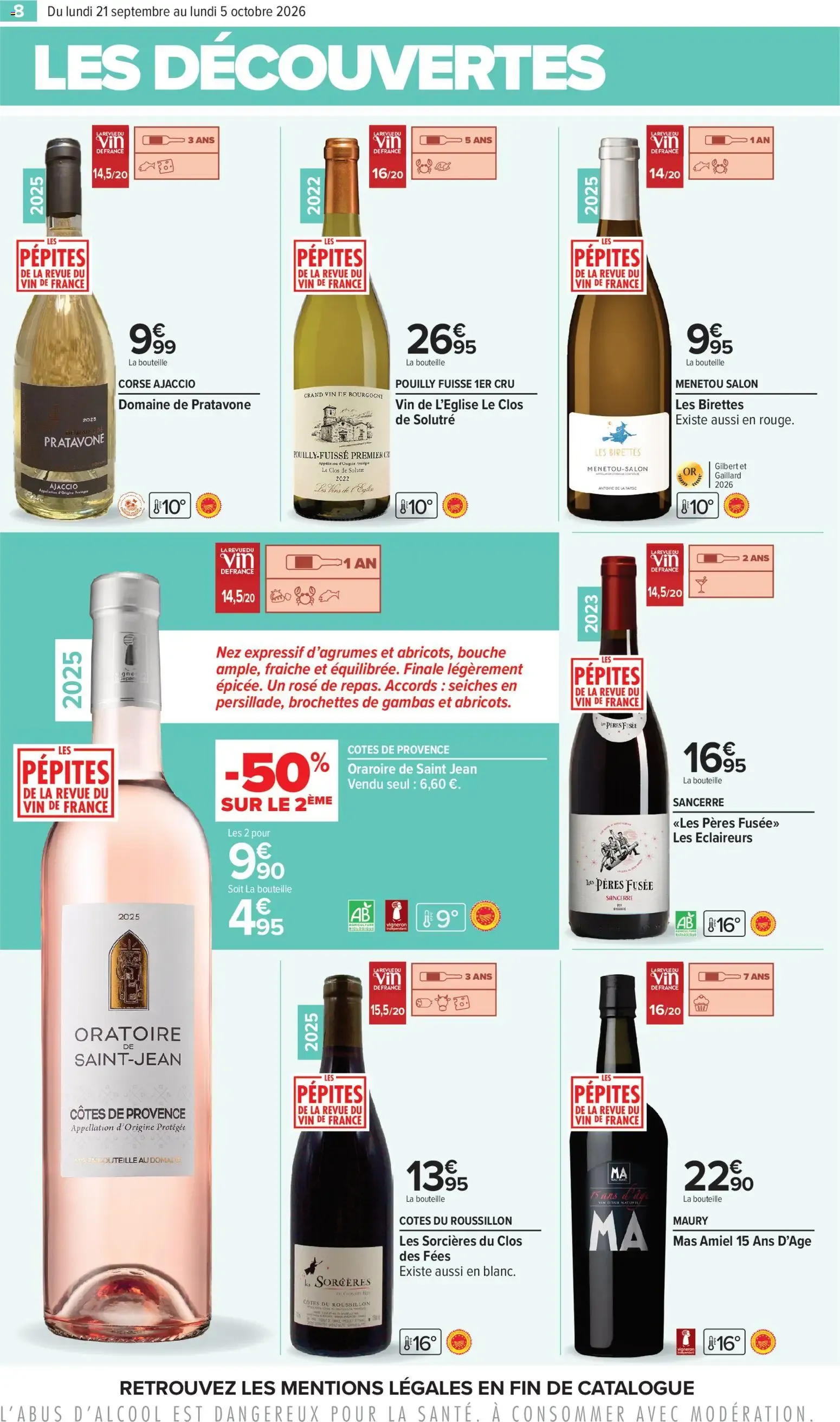 Carrefour Foire aux vins d automne à partir du 21/09/2026 - promo en ligne du 21 septembre au 5 octobre 2026 - Catalogue page 8