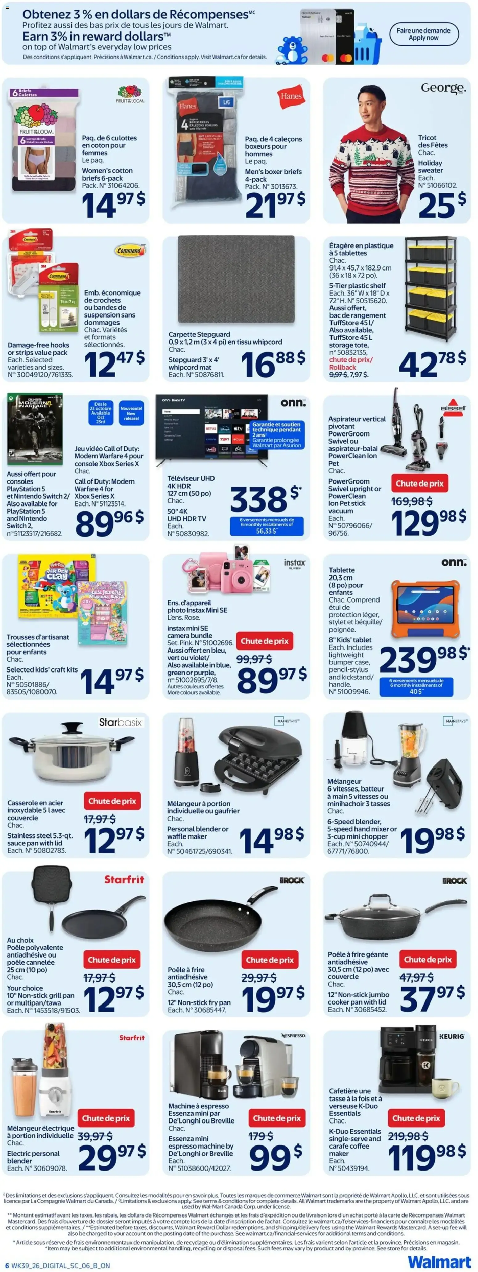 Walmart circulaire from Oct 22, 2026 > weekly specials & deals from October 22 to October 28 2026 - flyer page 9