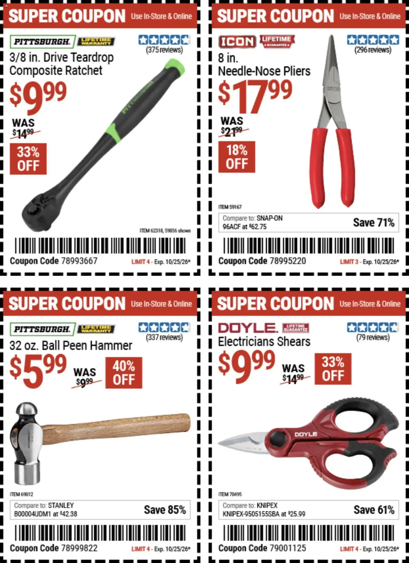 Weekly ad Harbor Freight Weekly Ad (10/12 - 10/25 2026) - Flyer from October 12 to October 25 2026 - Page 6