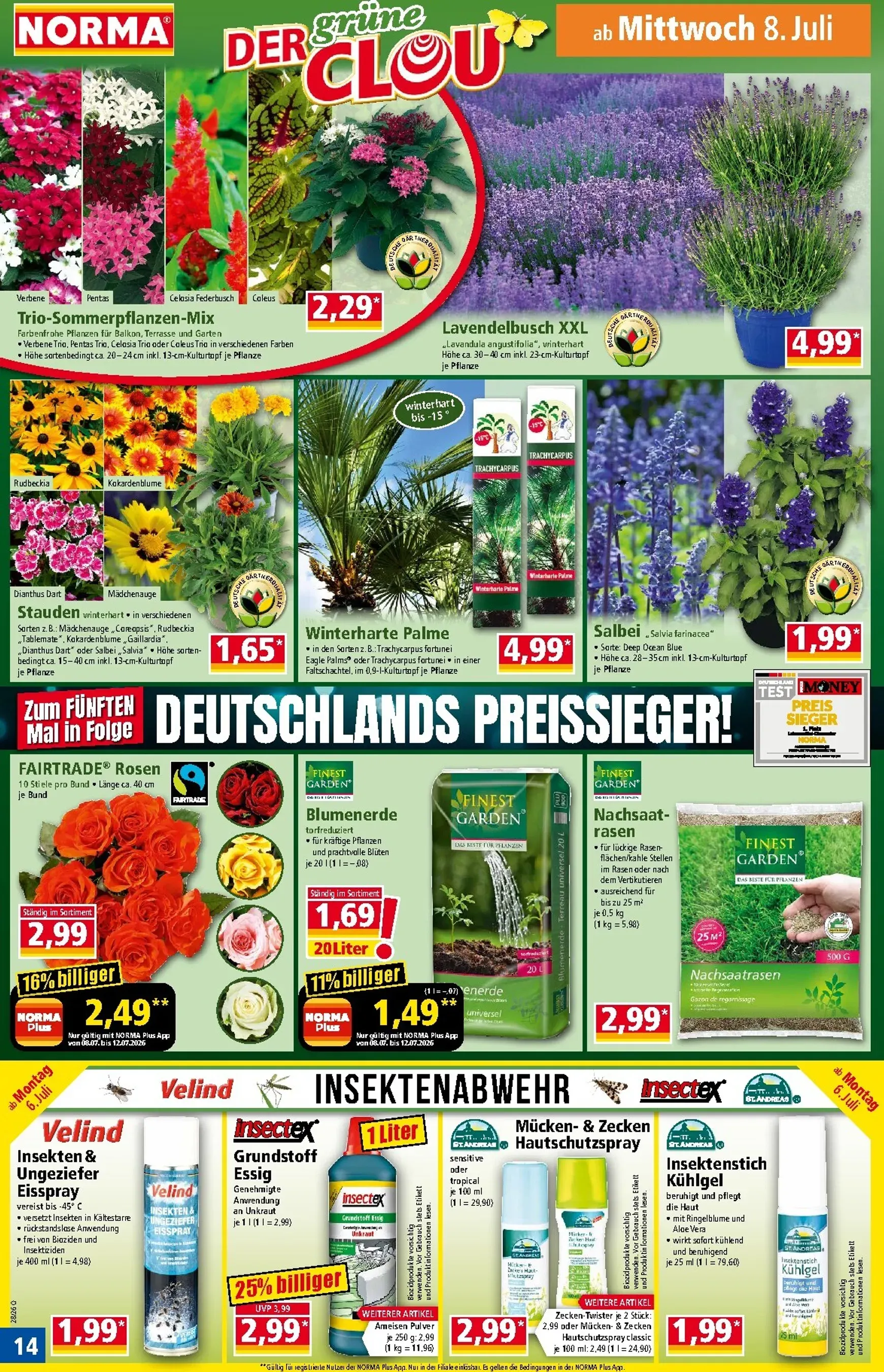 Norma Prospekt nächste Woche – von Montag 06.07.2026 bis Samstag 11.07.2026 von 6. Juli bis 11. Juli 2026 - Prospekt seite 14