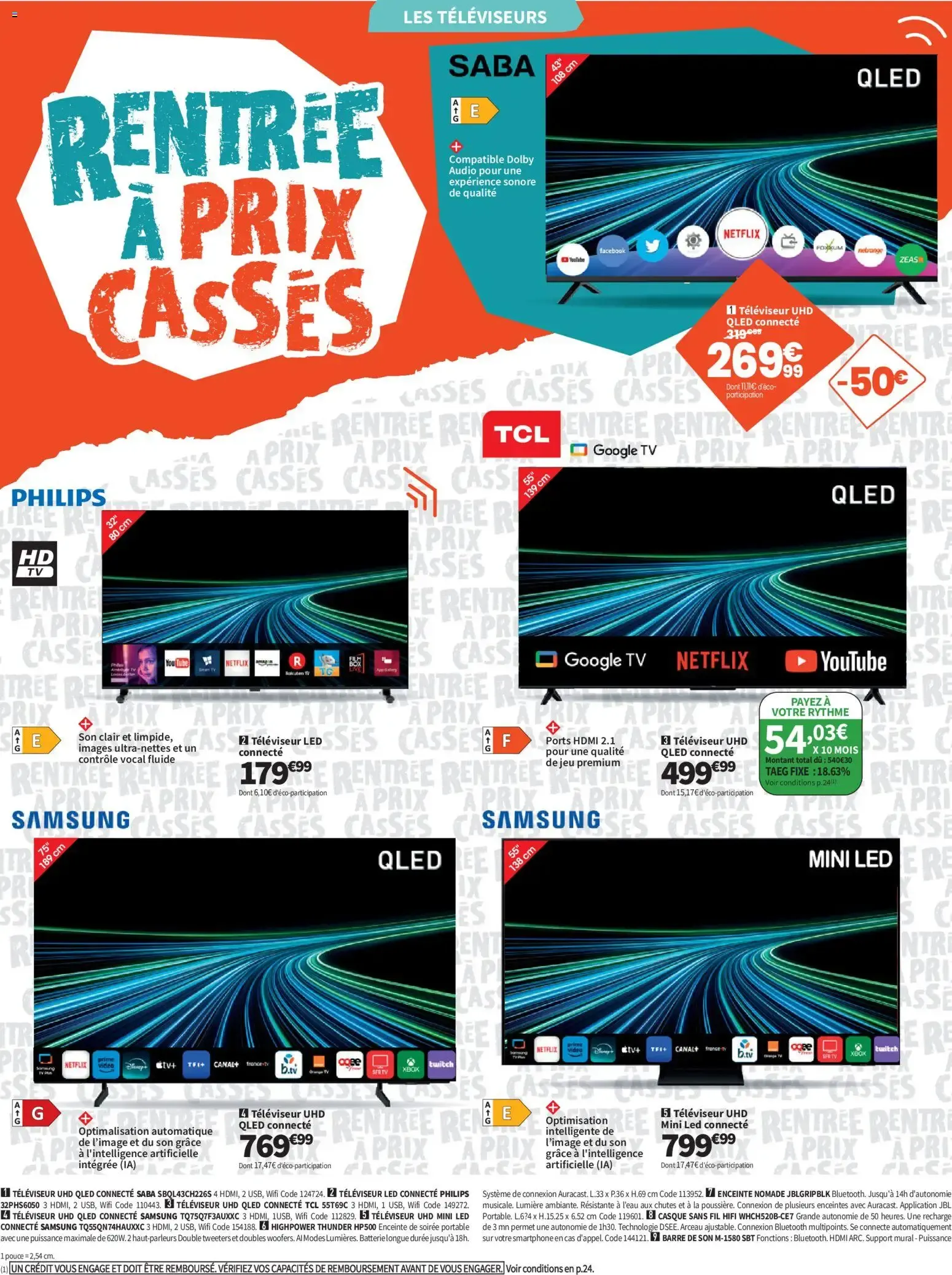 Conforama Rentrée à prix cassés à partir du 04/08/2026 - promo en ligne du 4 août au 24 août 2026 - Catalogue page 22