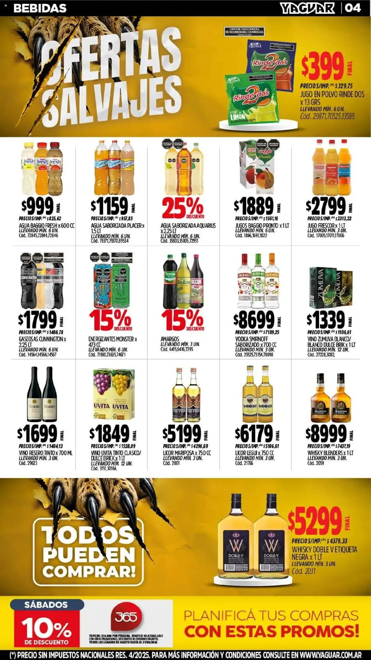 Ofertas de Yaguar - Oferta Semanal Santa Fé del 03/08/2026 - 09/08/2026 3 de agosto al 9 de agosto 2026 - Página 5 del catálogo
