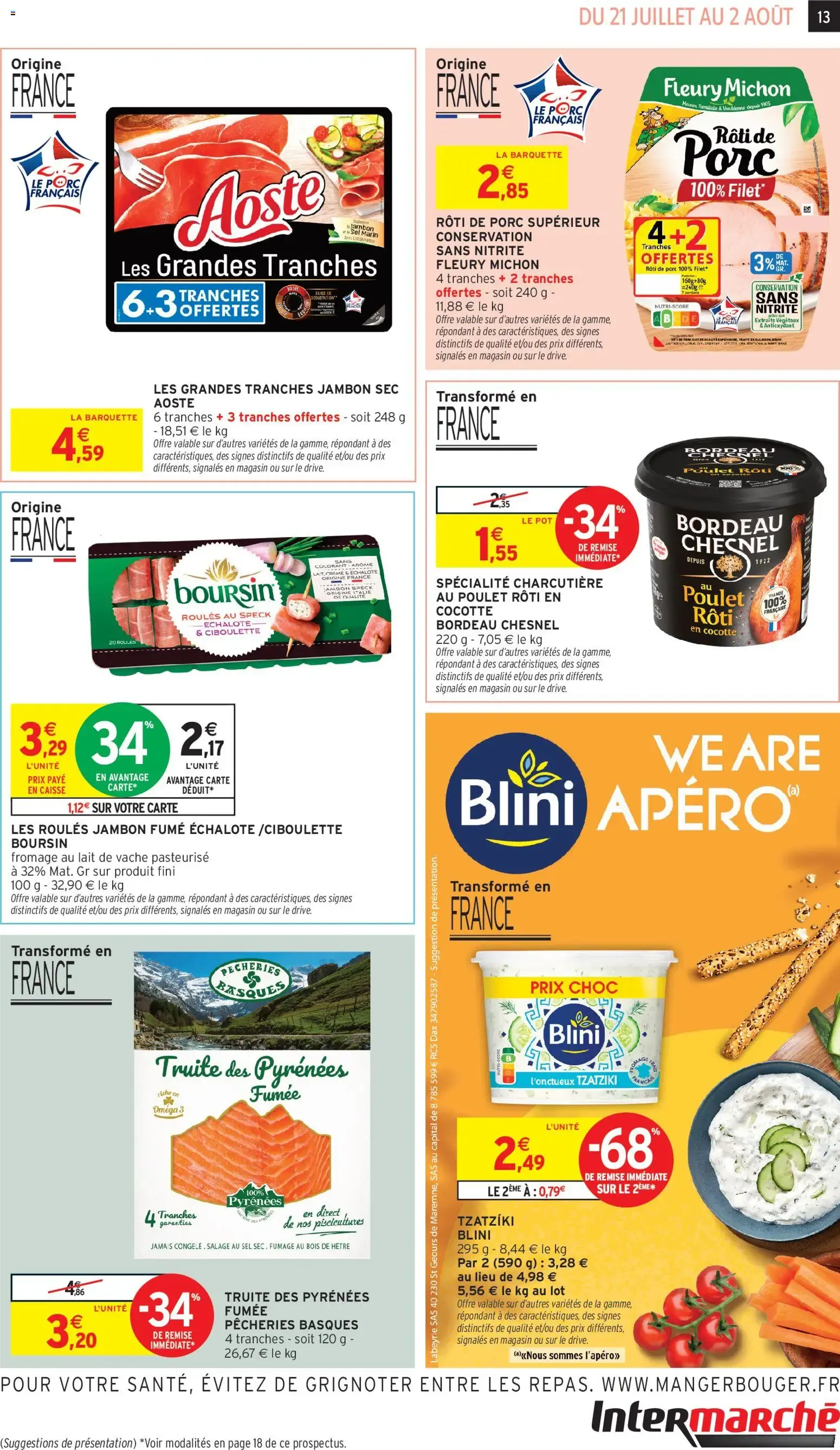 Intermarché offres de la semaine à partir du 21/07/2026 - promo en ligne du 21 juillet au 2 août 2026 - Catalogue page 13