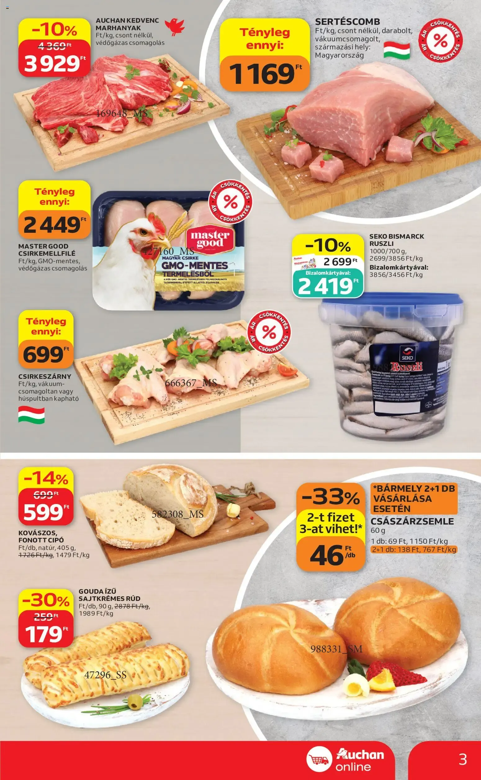 Katalógus Auchan Szupermarket akciós újság - 2026.08.06. -tól/töl > akció, lapozható szórólap 🛍️ augusztus 6.-tól augusztus 12.-ig 2026. - Oldal 3