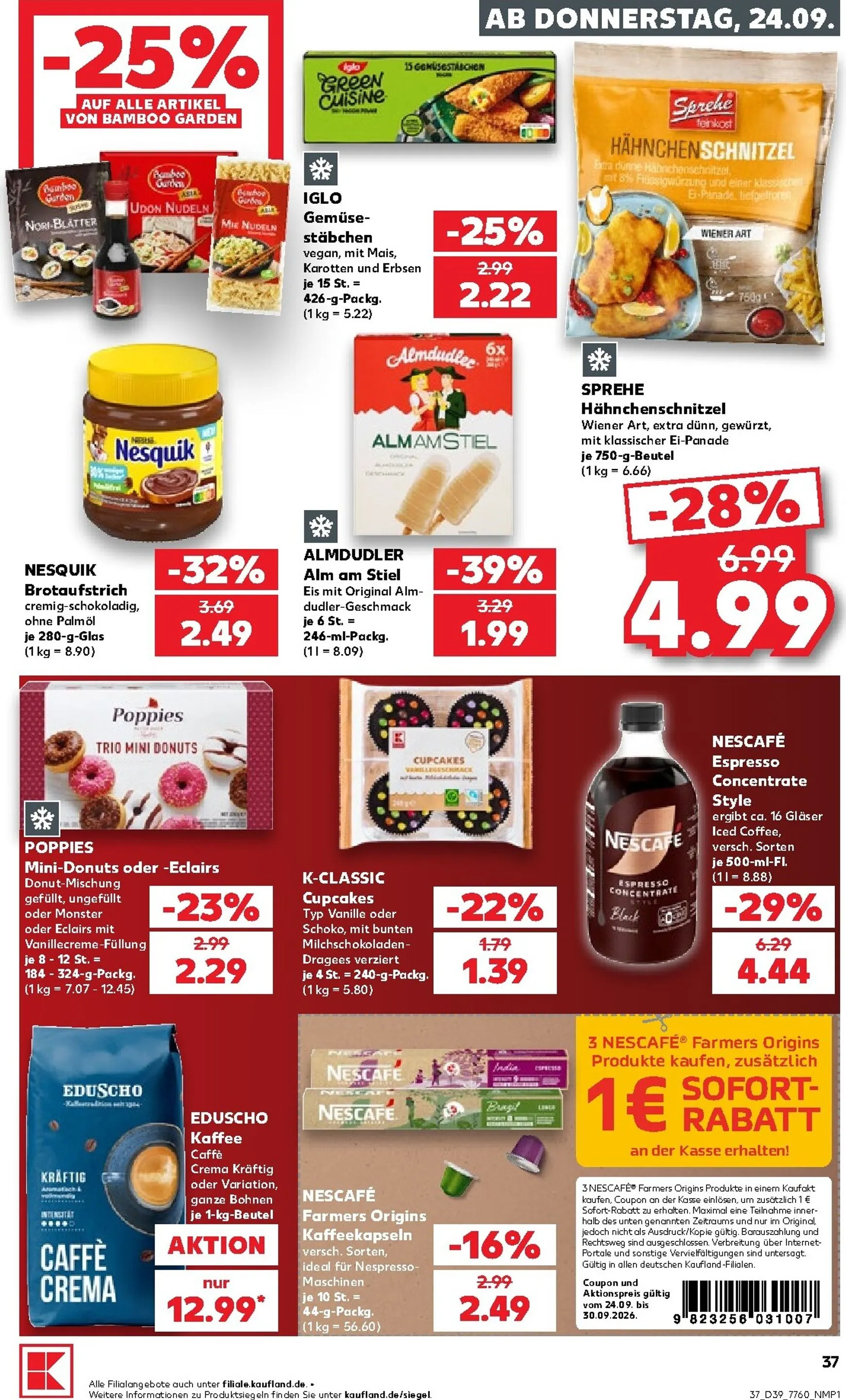 Kaufland Prospekt nächste Woche – von Donnerstag 24.09.2026 bis Mittwoch 30.09.2026 von 24. September bis 30. September 2026 - Prospekt seite 38