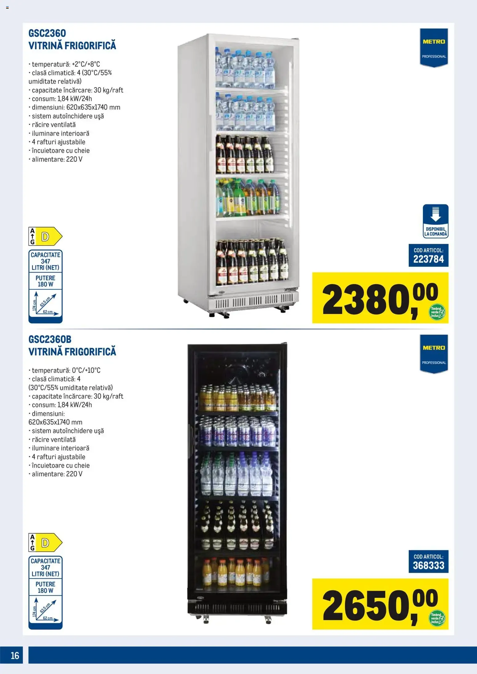 Catalog Metro Catalog Echipamente Pentru Revânzători - Oferta 01.07.2026 - 30.09.2026 de la 1 iulie până la 30 septembrie 2026 - Revista Pagina 16