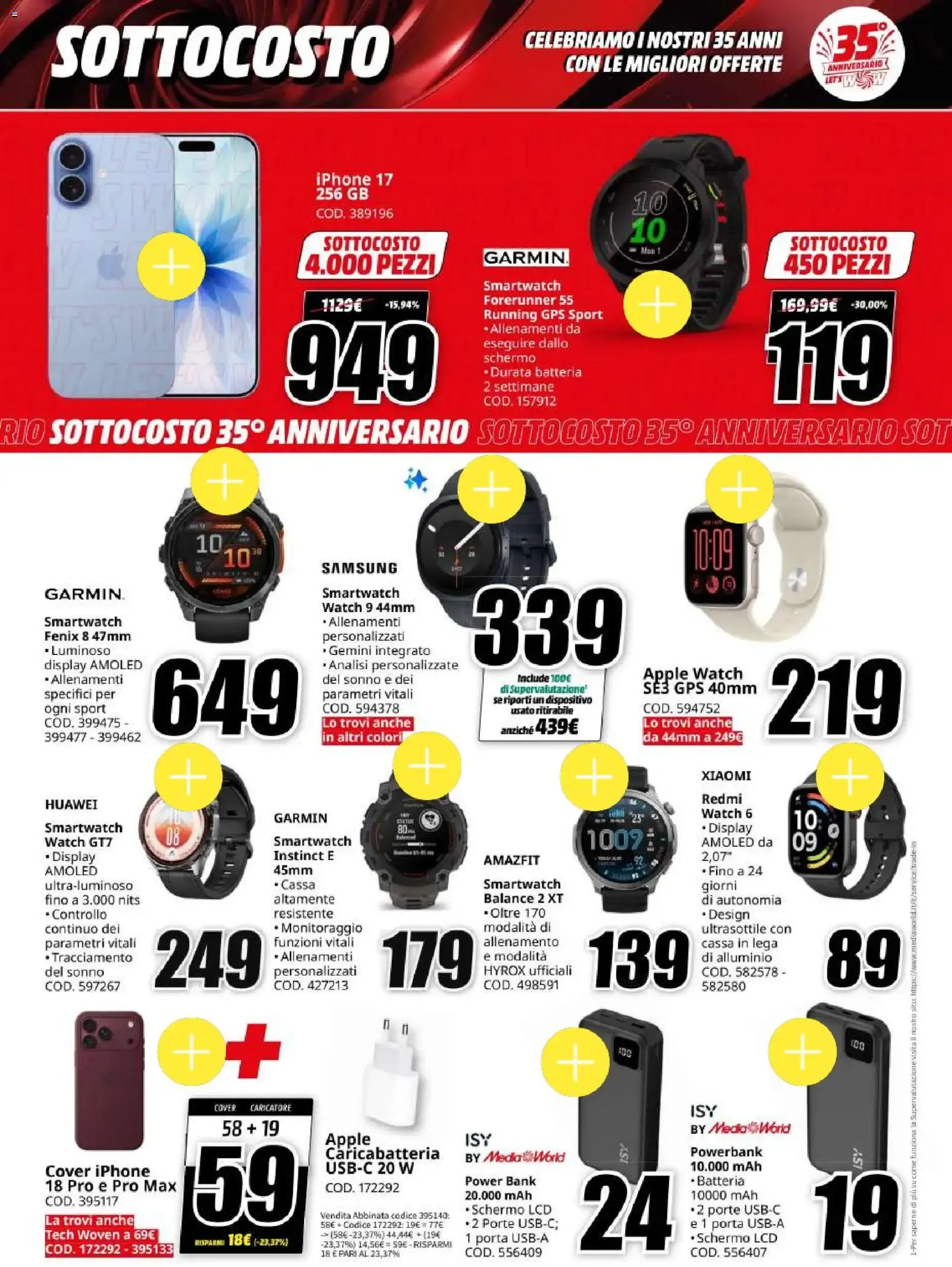 Media World: Sottocosto - 35° Anniversario da 6 ottobre a 18 ottobre di 2026 - Pagina del volantino 9