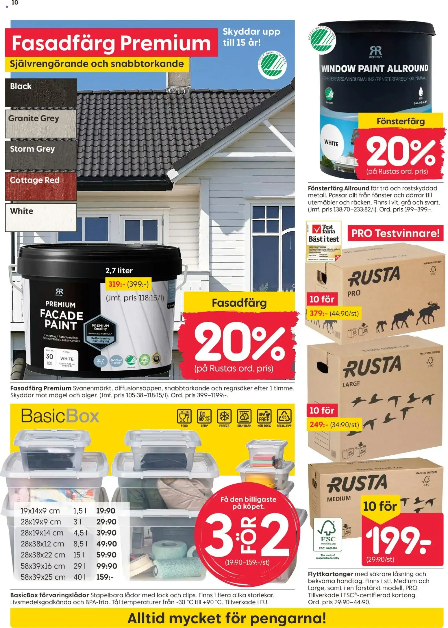 Rusta erbjudanden från 06/07/2026 - 12/07/2026 > Reklamblad nuvarande rabatter från 6 juli till 12 juli 2026 - Reklamblad sidor 10