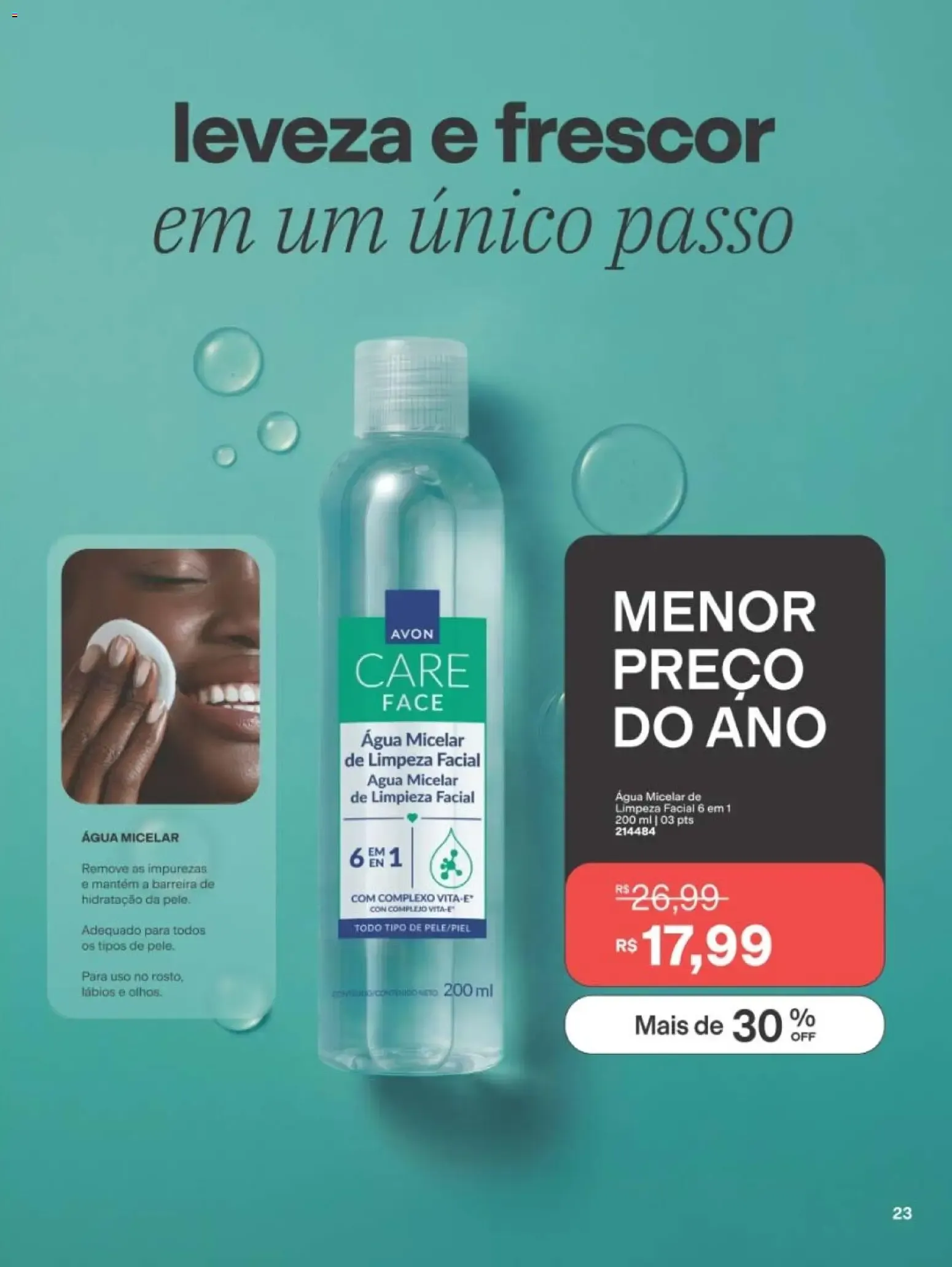 Encarte de Revista Avon folheto - Campanha 13 de 10/08/2026 | Promoção Online 10 de agosto até 31 de agosto 2026 - Pagina 23