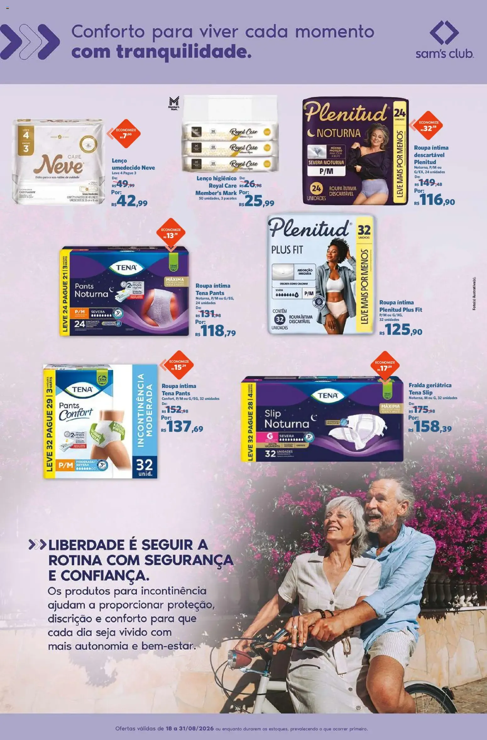 Encarte de Sam's Club ofertas Beleza de 18/08/2026 | Promoções Online 18 de agosto até 31 de agosto 2026 - Pagina 12