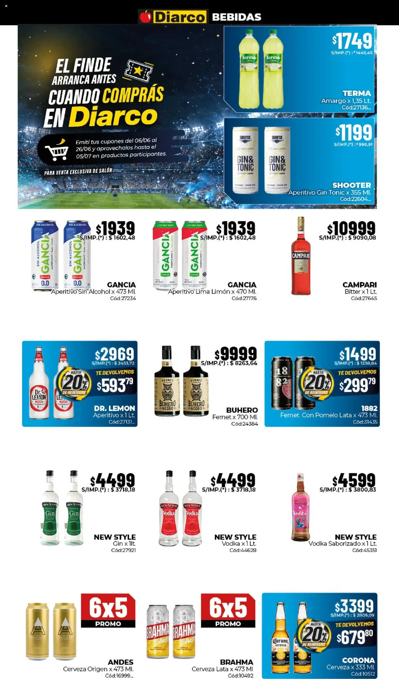 Ofertas de Diarco - Ahorros Mundiales 22 de junio al 26 de junio 2026 - Página 7 del catálogo