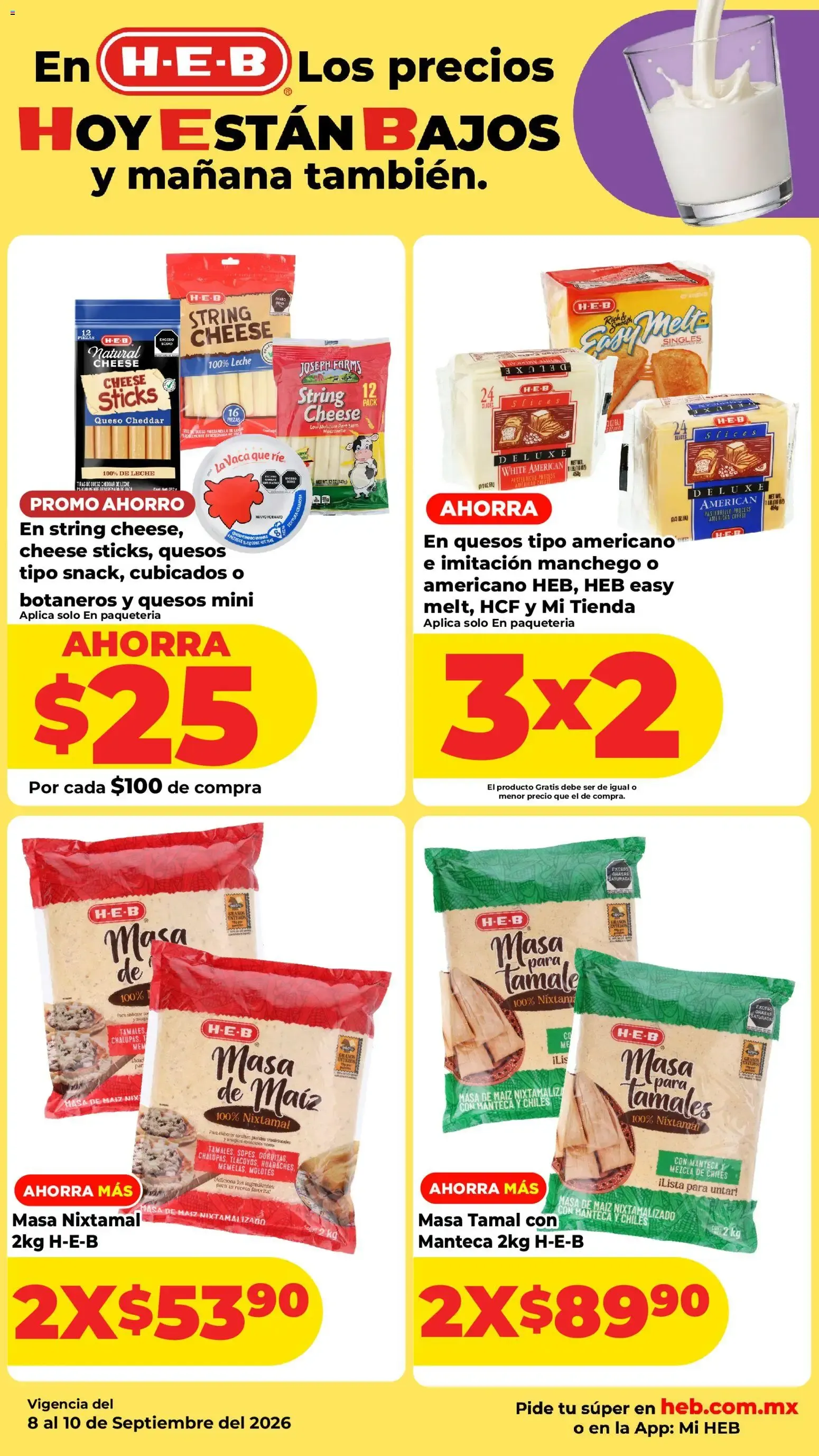 Catálogo de H-E-B folleto Ofertas (08/09/2026 - 10/09/2026) - catálogo en línea 8 de septiembre al 10 de septiembre 2026 - Pagina 3