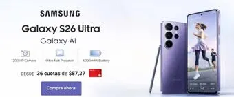 Catalogo de Samsung Galaxy S26 Ultra 3 de agosto al 2 de septiembre 2026 - Pag 1