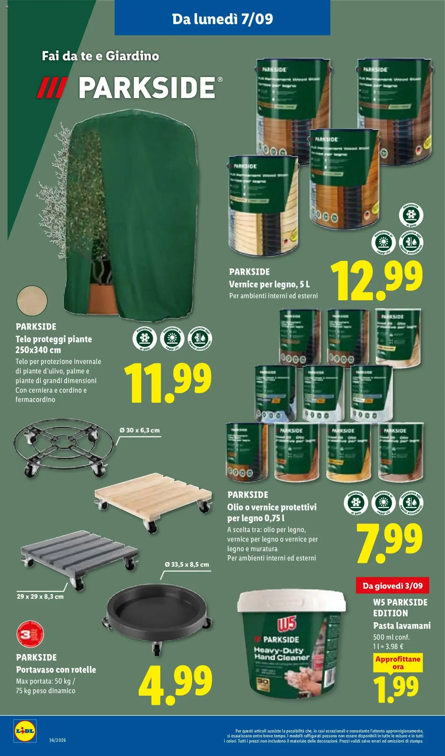 LIDL Sotto Costo da 3 settembre a 9 settembre di 2026 - Pagina del volantino 36