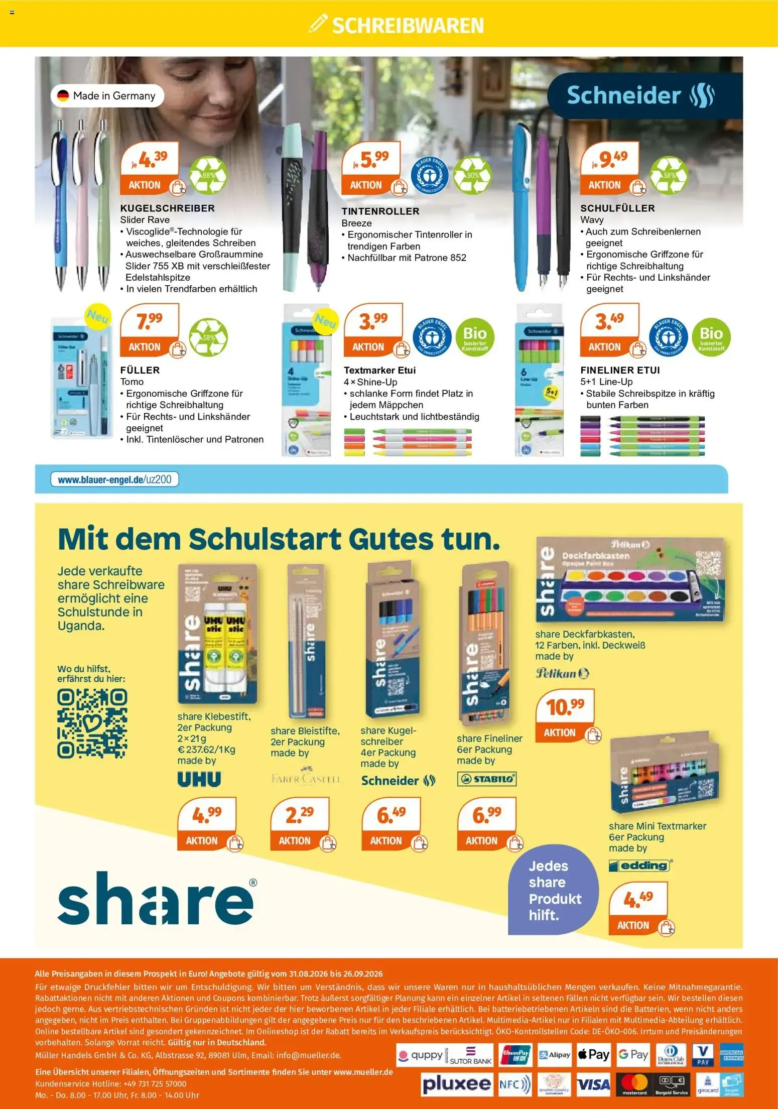 Neue Müller Prospekt (vom 31.08.2026 - 26.09.2026) von 31. August bis 26. September 2026 - Prospekt seite 20