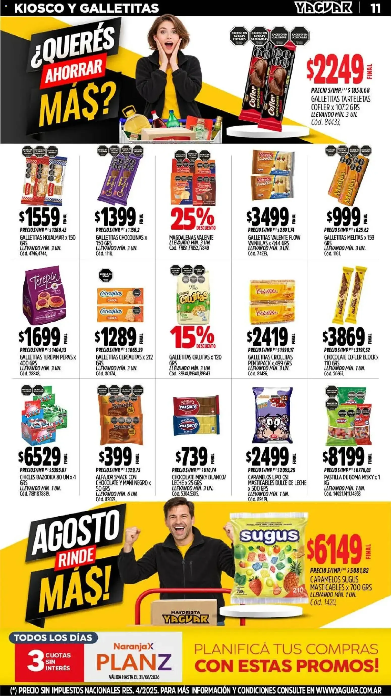 Ofertas de Yaguar - Oferta Semanal Mar del Plata del 24/08/2026 - 29/08/2026 24 de agosto al 29 de agosto 2026 - Página 10 del catálogo