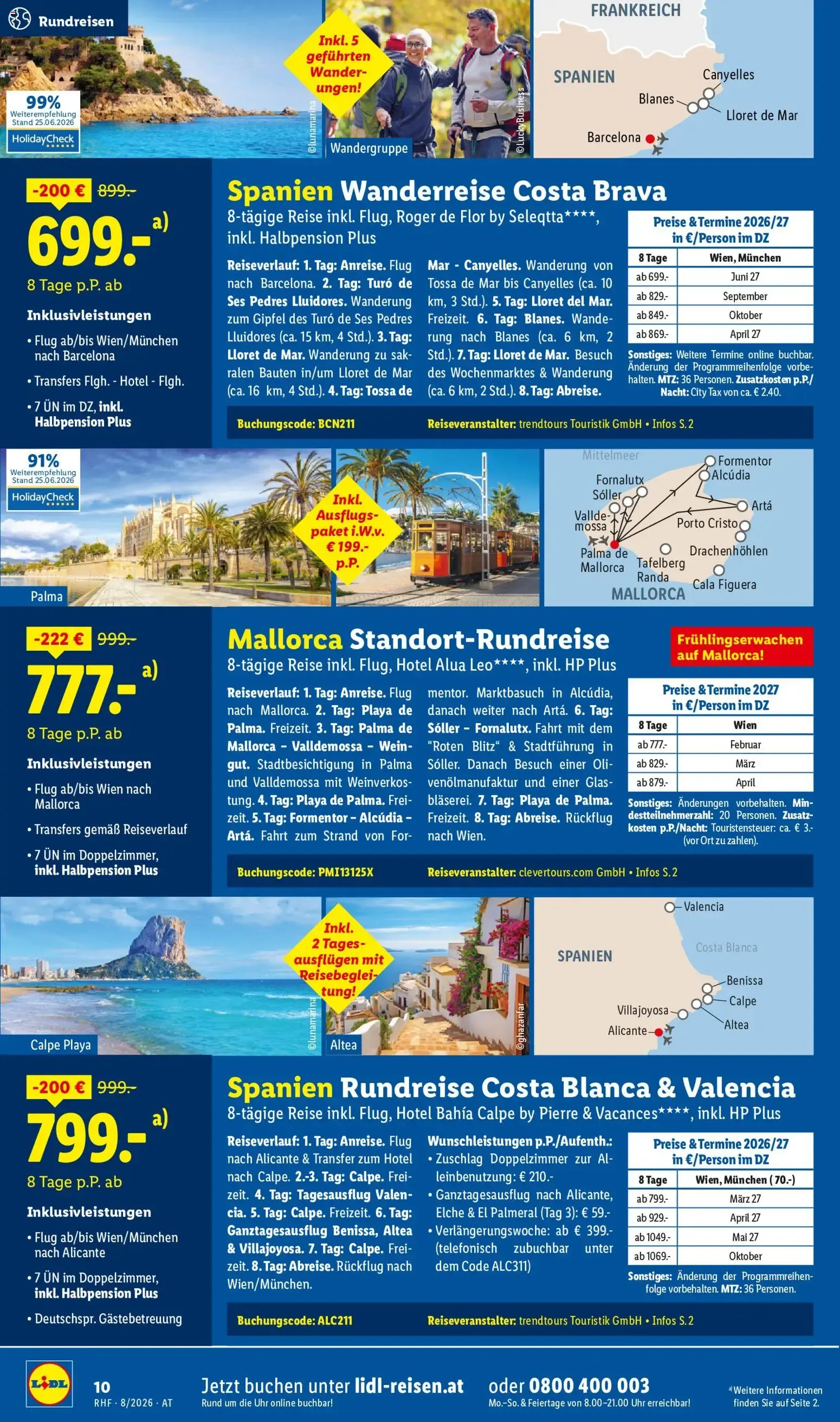 Lidl Reisen - Traumurlaub & Winter-Special Disneyland von 29. Juli bis 31. August 2026 - Flugblätt seite 10