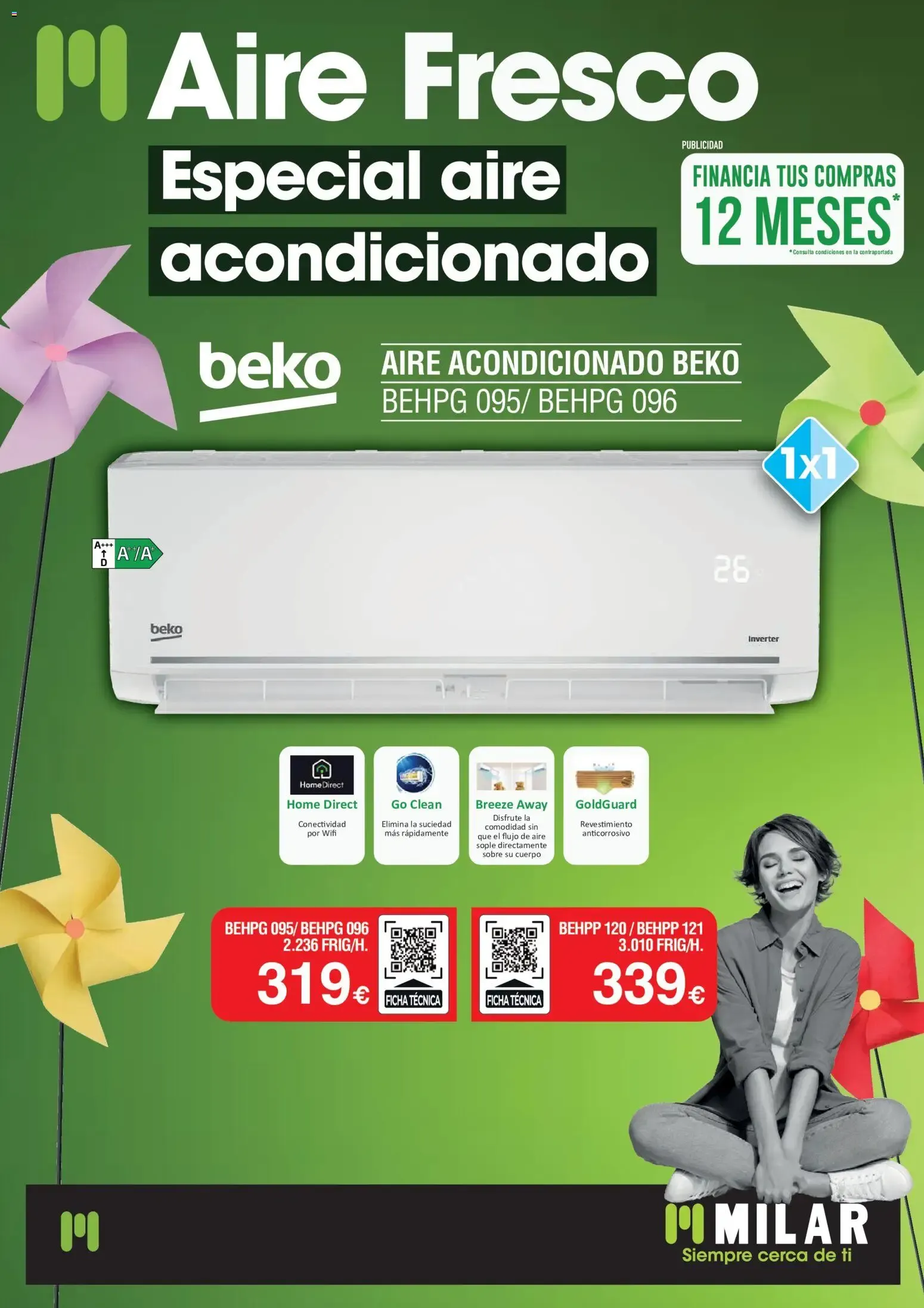 Catálogo de Milar Aire Fresco Especial aire acondicionado 13 de abril al 31 de julio 2026 - Página 1