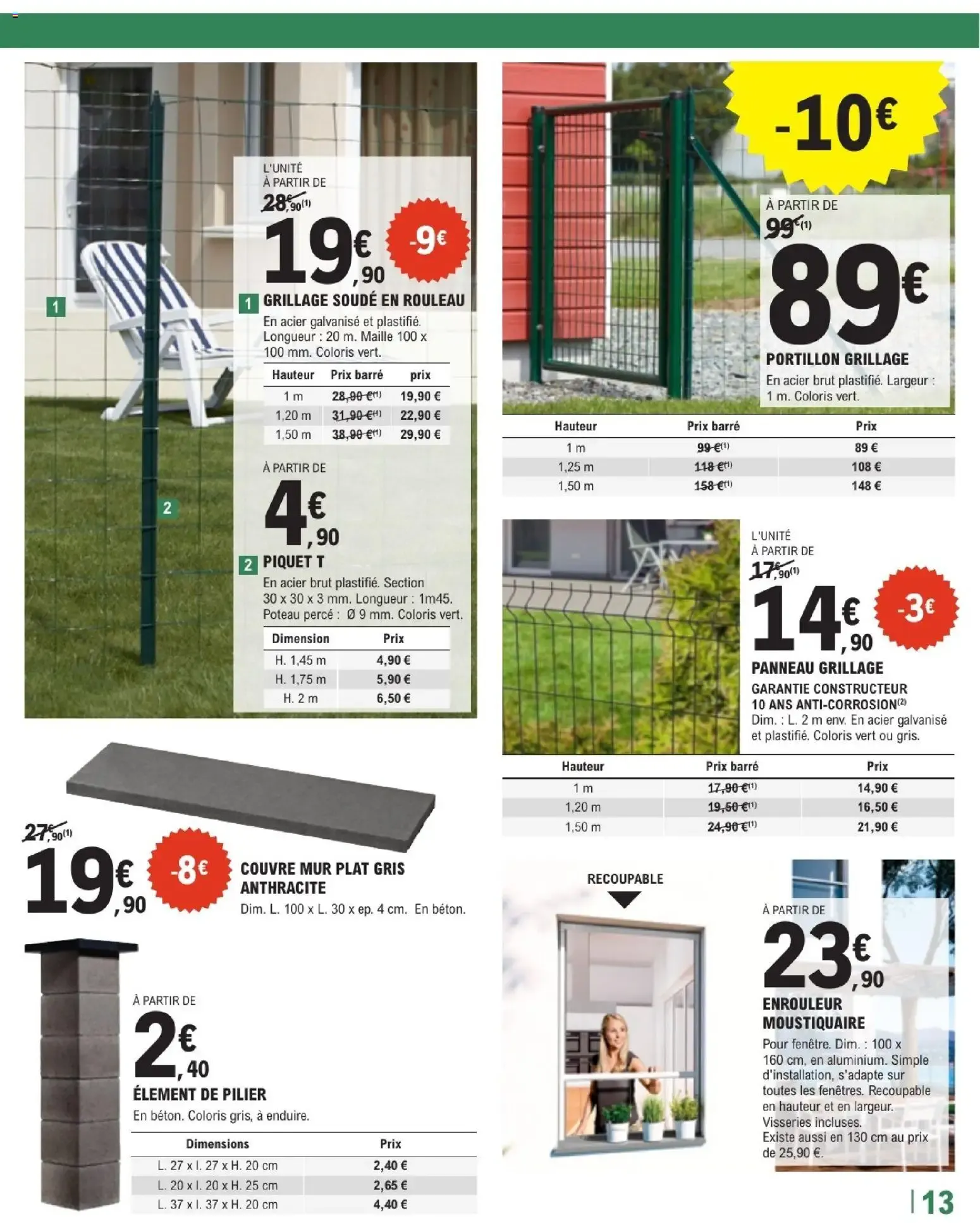 Brico E.Leclerc catalogue à partir du 23/06/2026 - promo en ligne du 23 juin au 11 juillet 2026 - Catalogue page 13