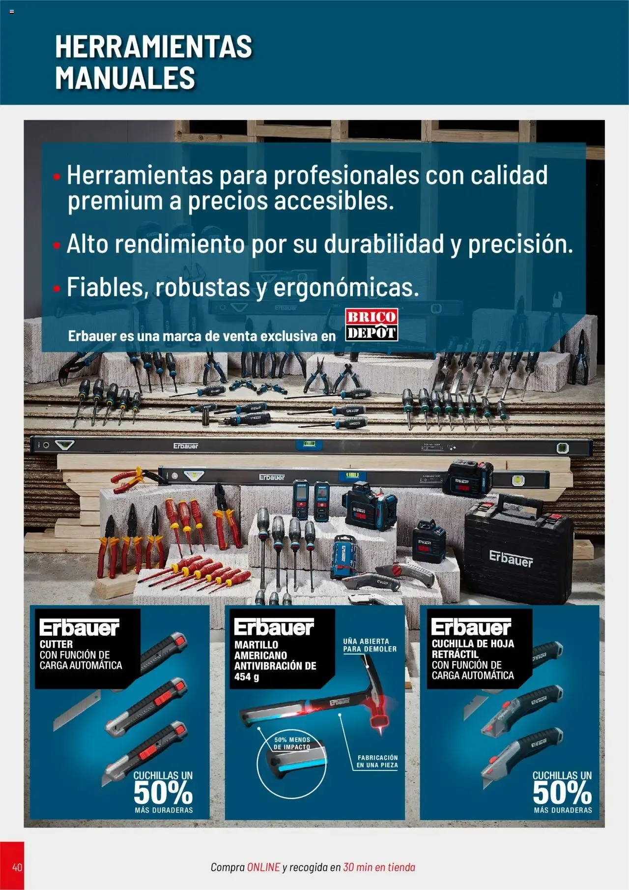 Catálogo de BRICO DEPOT CATÁLOGO HERRAMIENTAS 2025 1 de abril al 31 de diciembre 2026 - Página 40