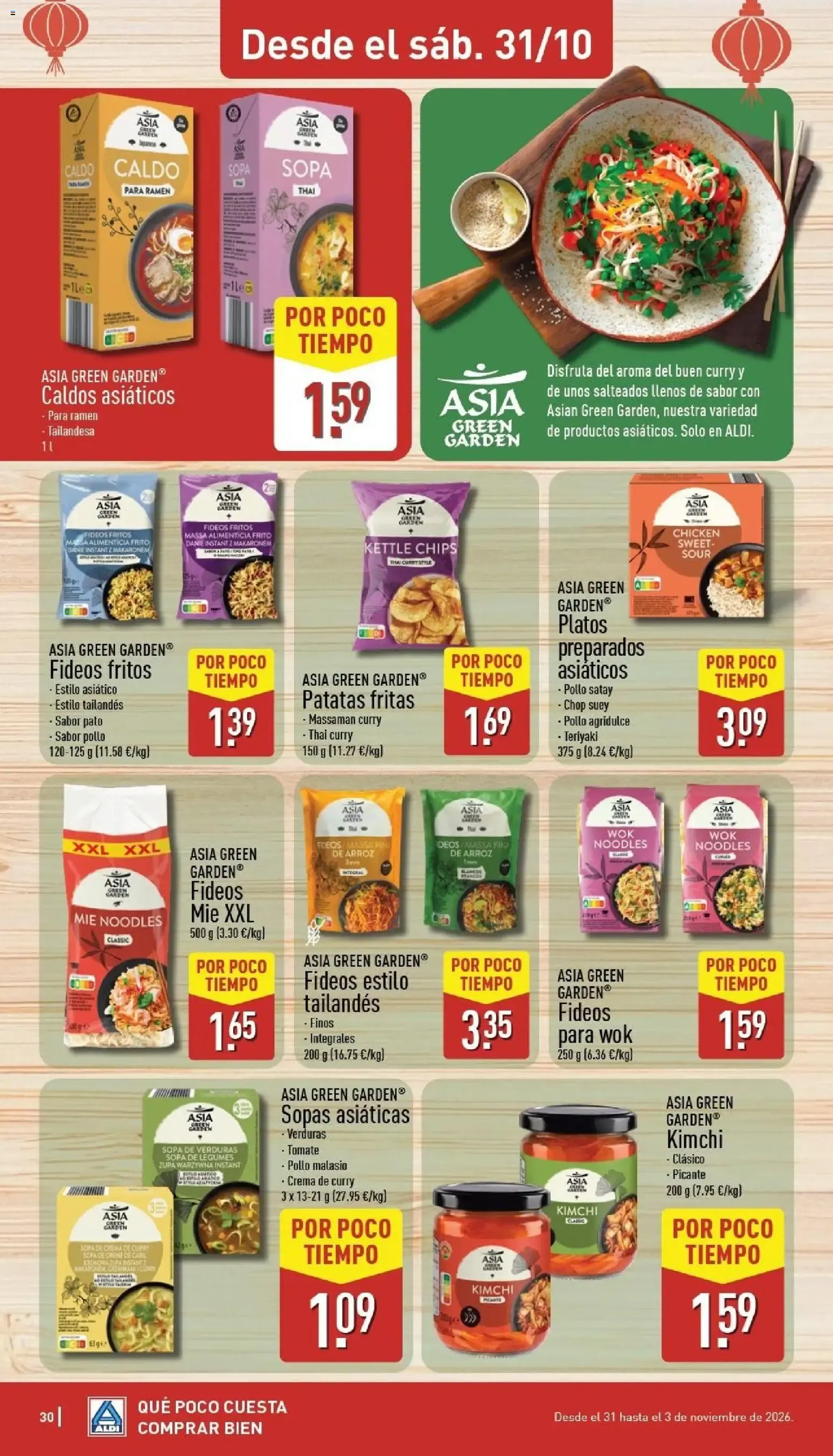 Catálogo de Aldi: Bajos precios en frescos 26 de octubre al 1 de noviembre 2026 - Página 30