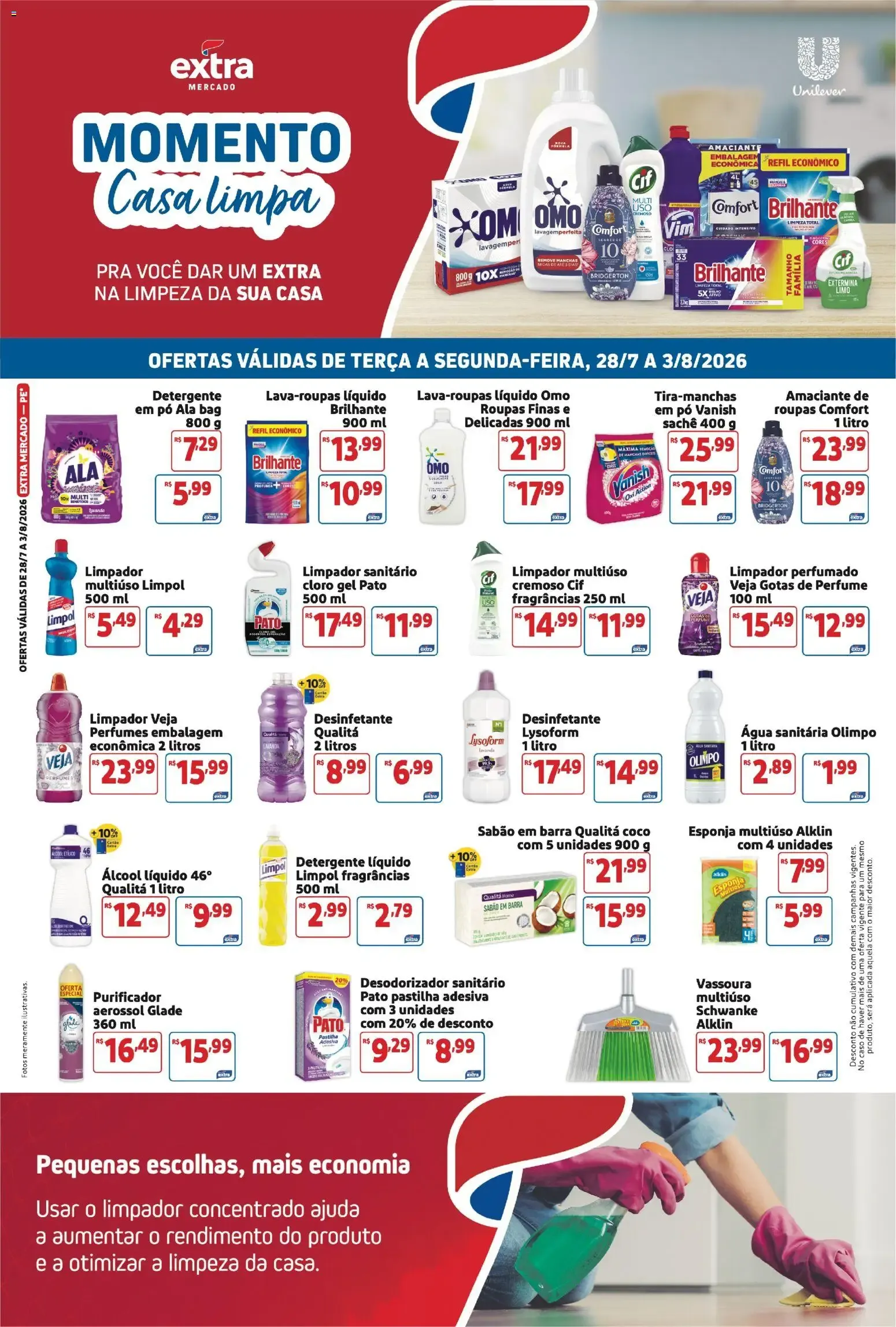 Encarte de Folheto Extra ofertas de Mercado Semanal de 28/07/2026 | Promoção 28 de julho até 3 de agosto 2026 - Pagina 3