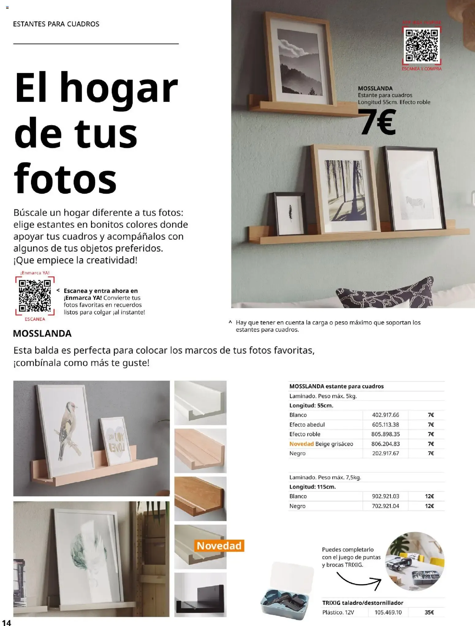 Catálogo de Guía de compra IKEA: Imprime y enmarca tus fotos 29 de abril al 31 de agosto 2026 - Página 14