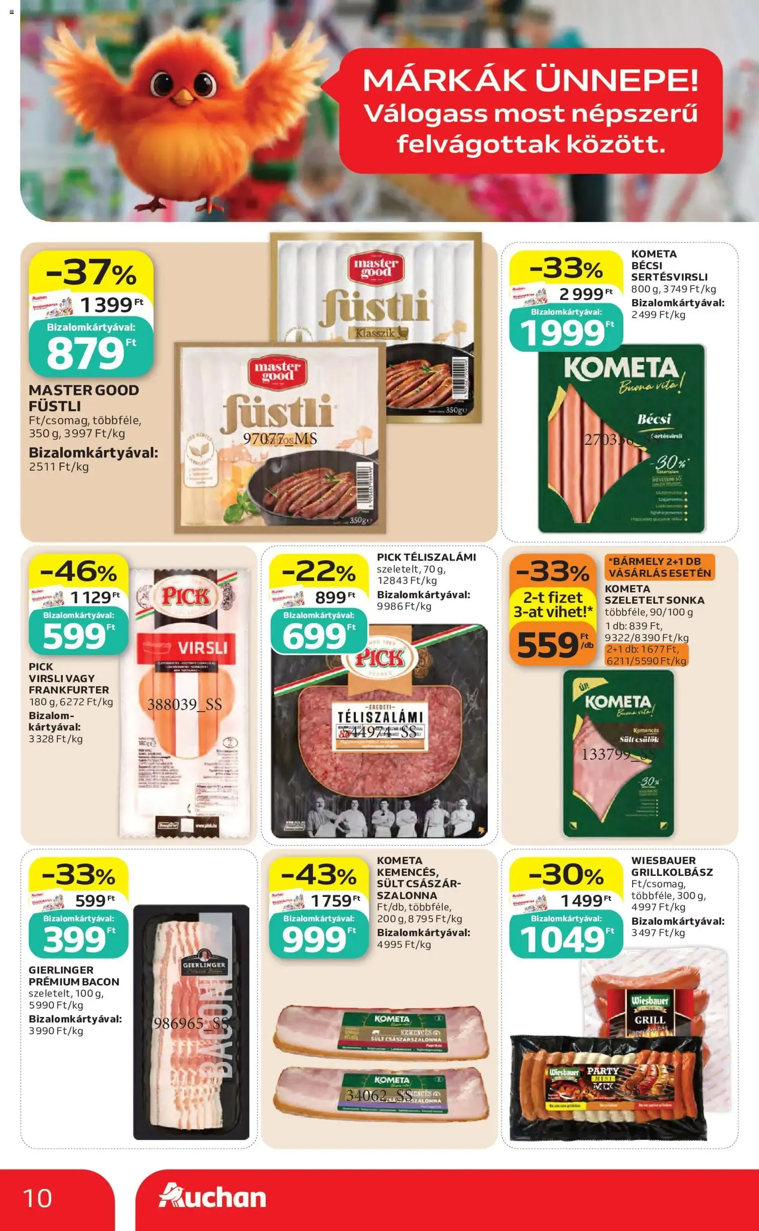 Katalógus Auchan hipermarket: Márkák Ünnepe! július 23.-tól július 29.-ig 2026. - Oldal 10